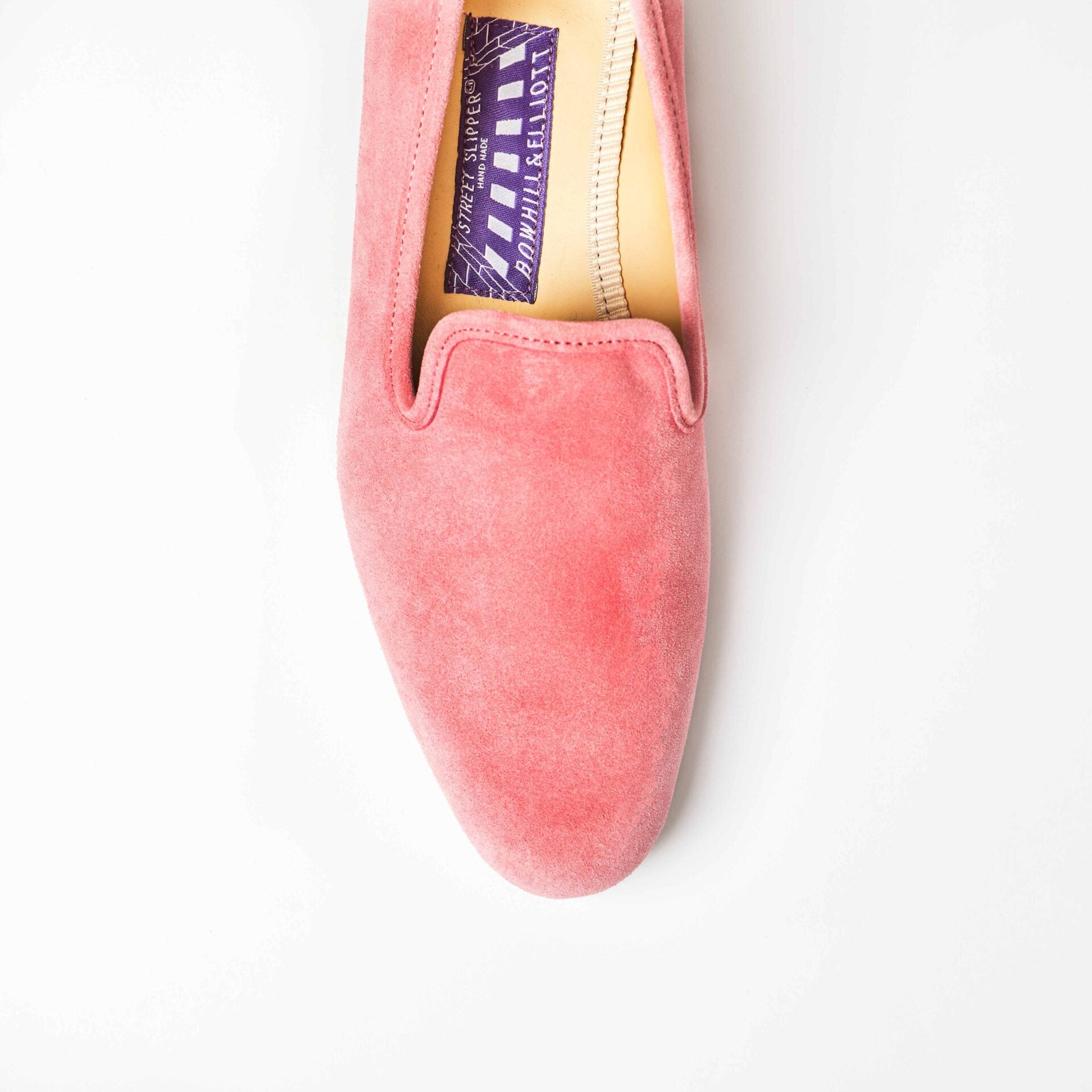 Pink Suede Albert Slippers