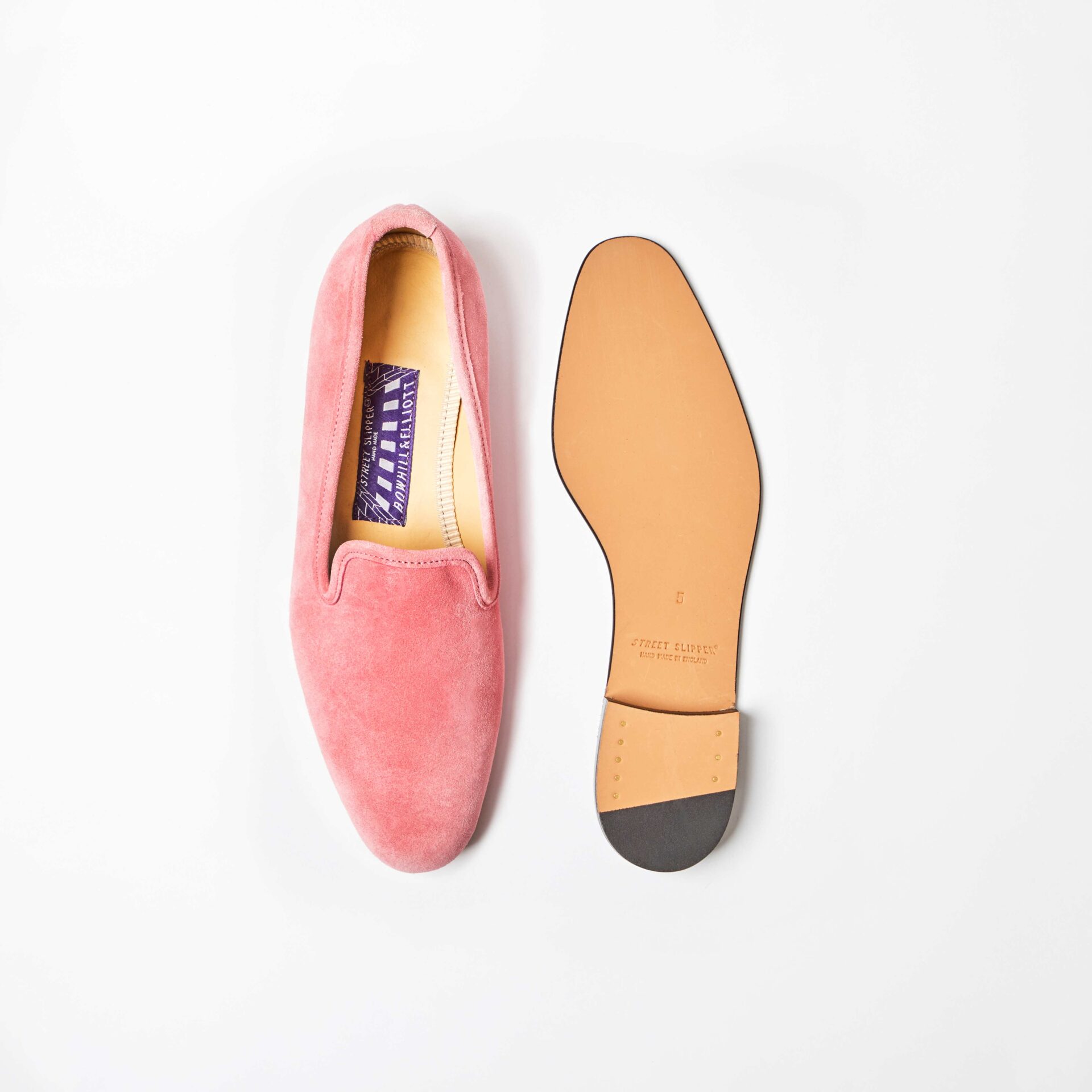 Pink Suede Albert Slippers
