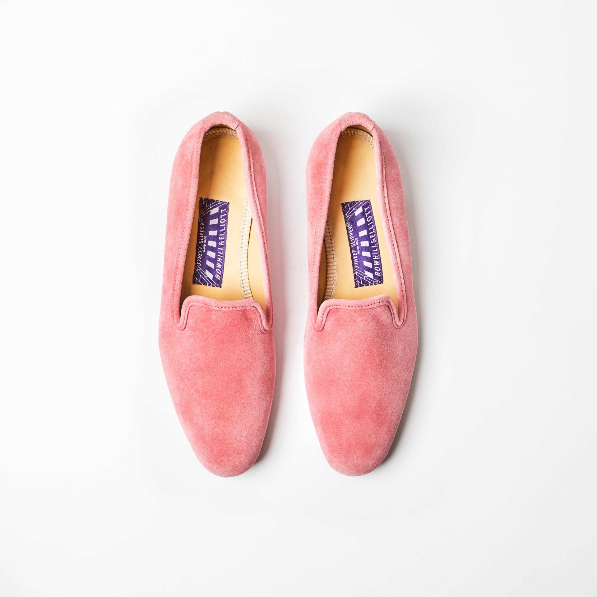 Pink Suede Albert Slippers