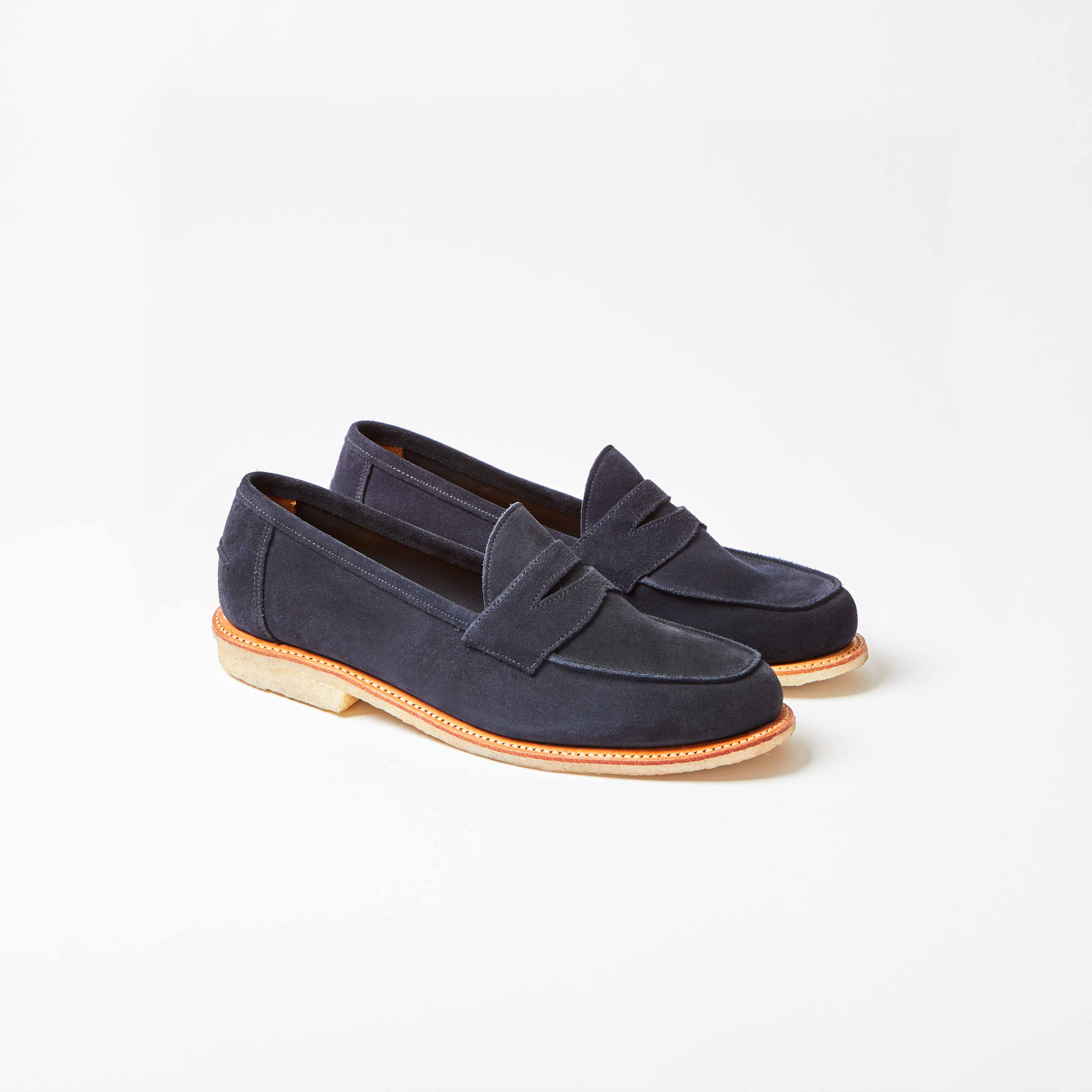 Edwin Ocean Reverse Suede Penny Loafer