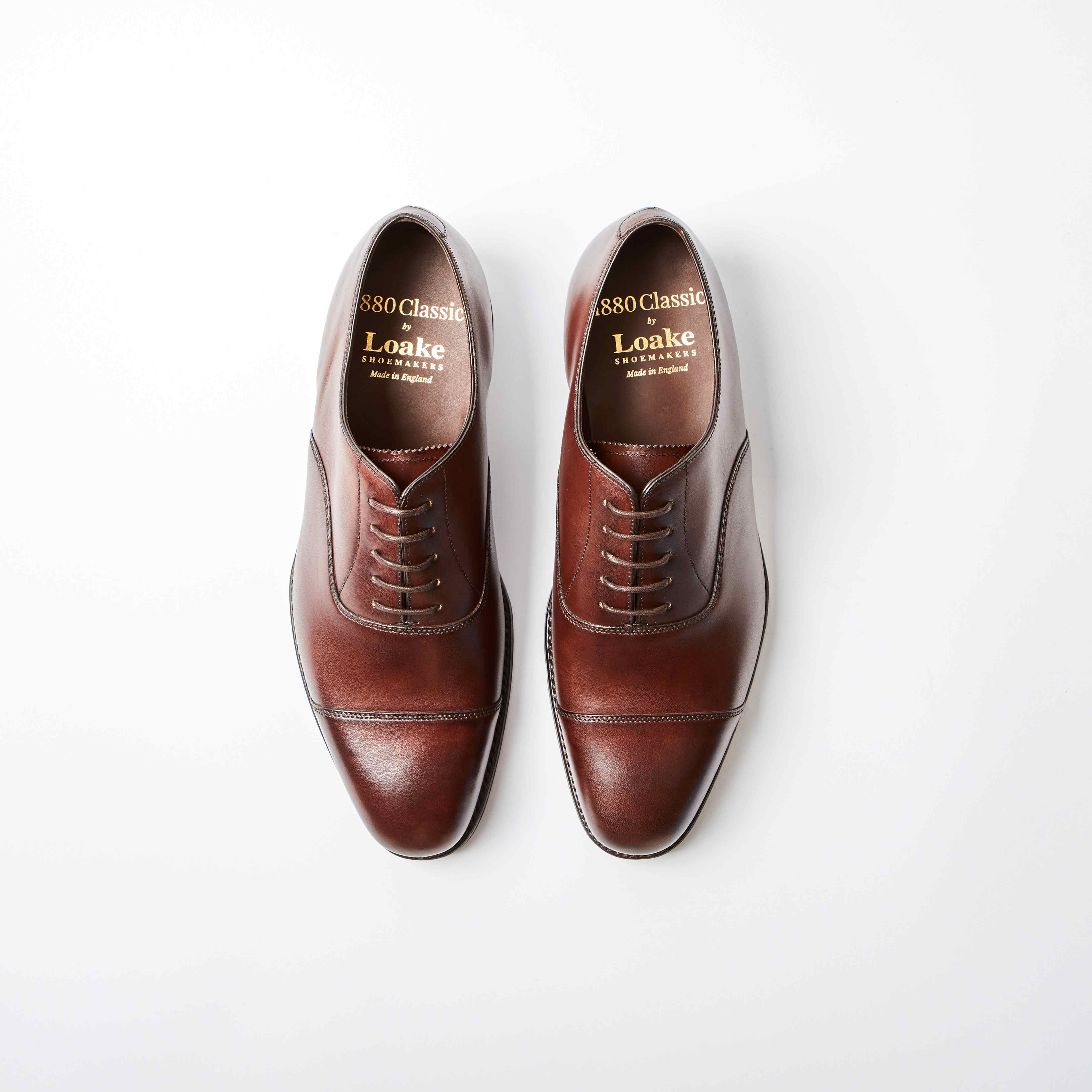 Aldwych Dark Brown Calf Leather Oxford Toe Cap