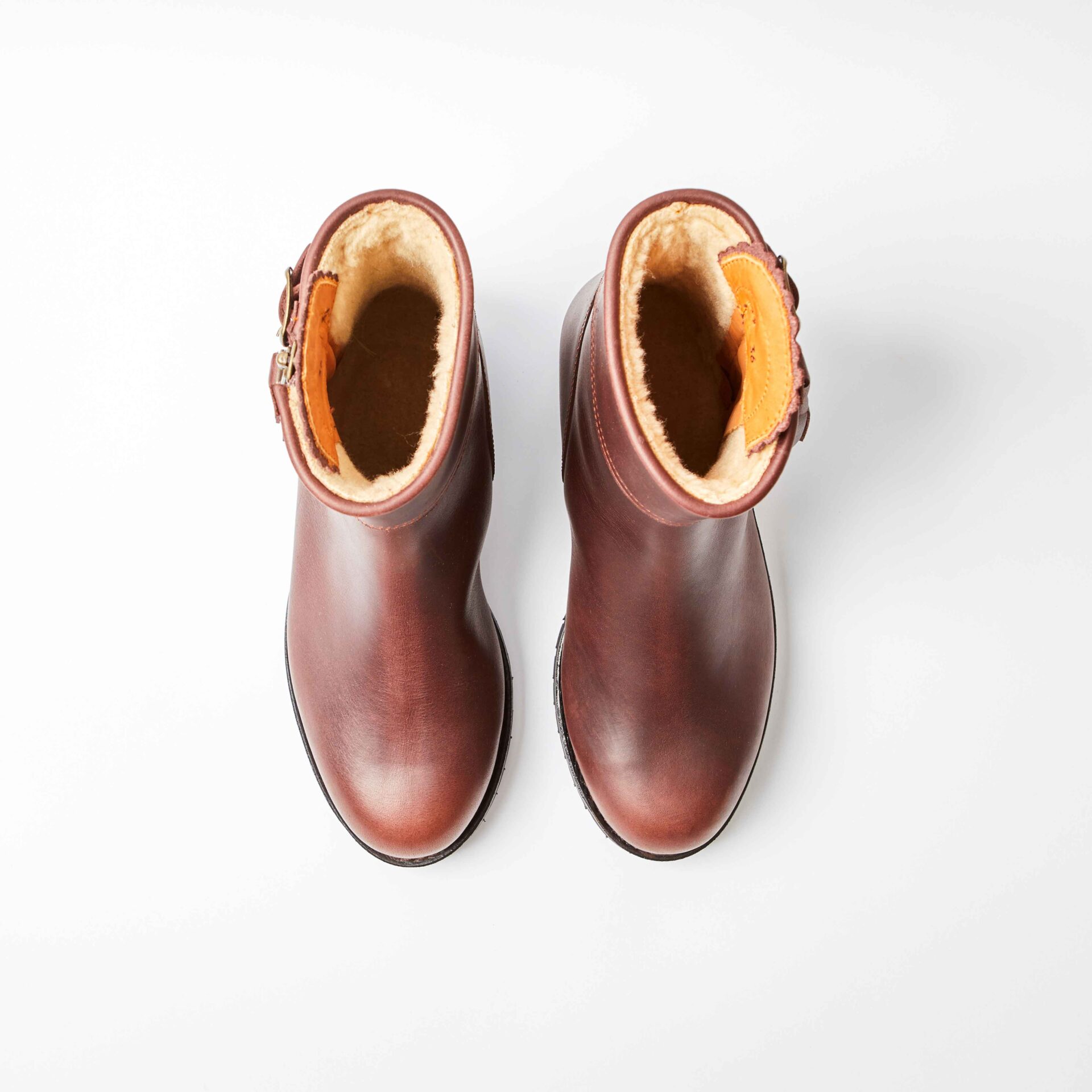 Cropped Lined Conker Chelsea Tassel Boot