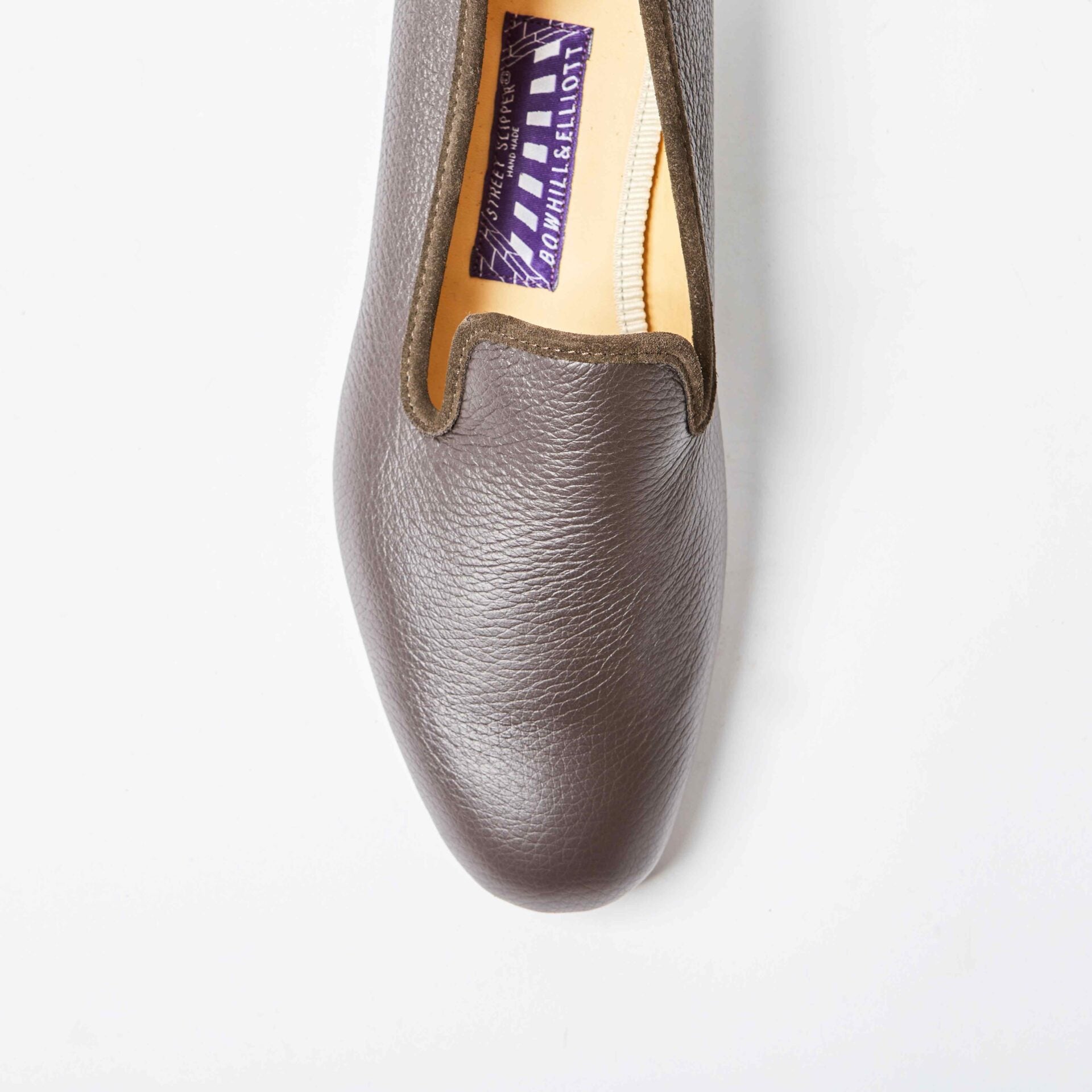 Mocha Deerskin Albert Street Slippers