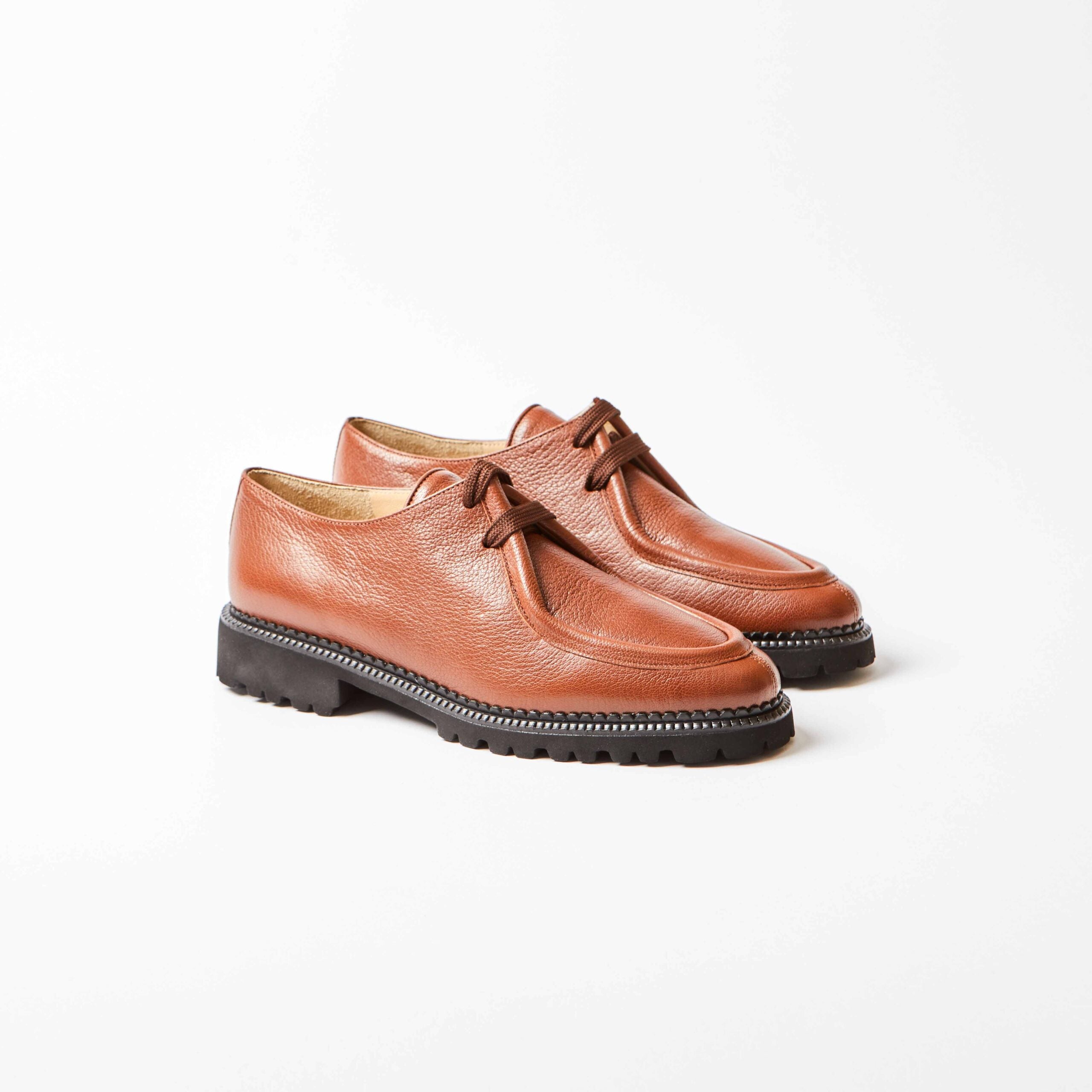Amalfi Epoque Tabac Brown Leather Shoe