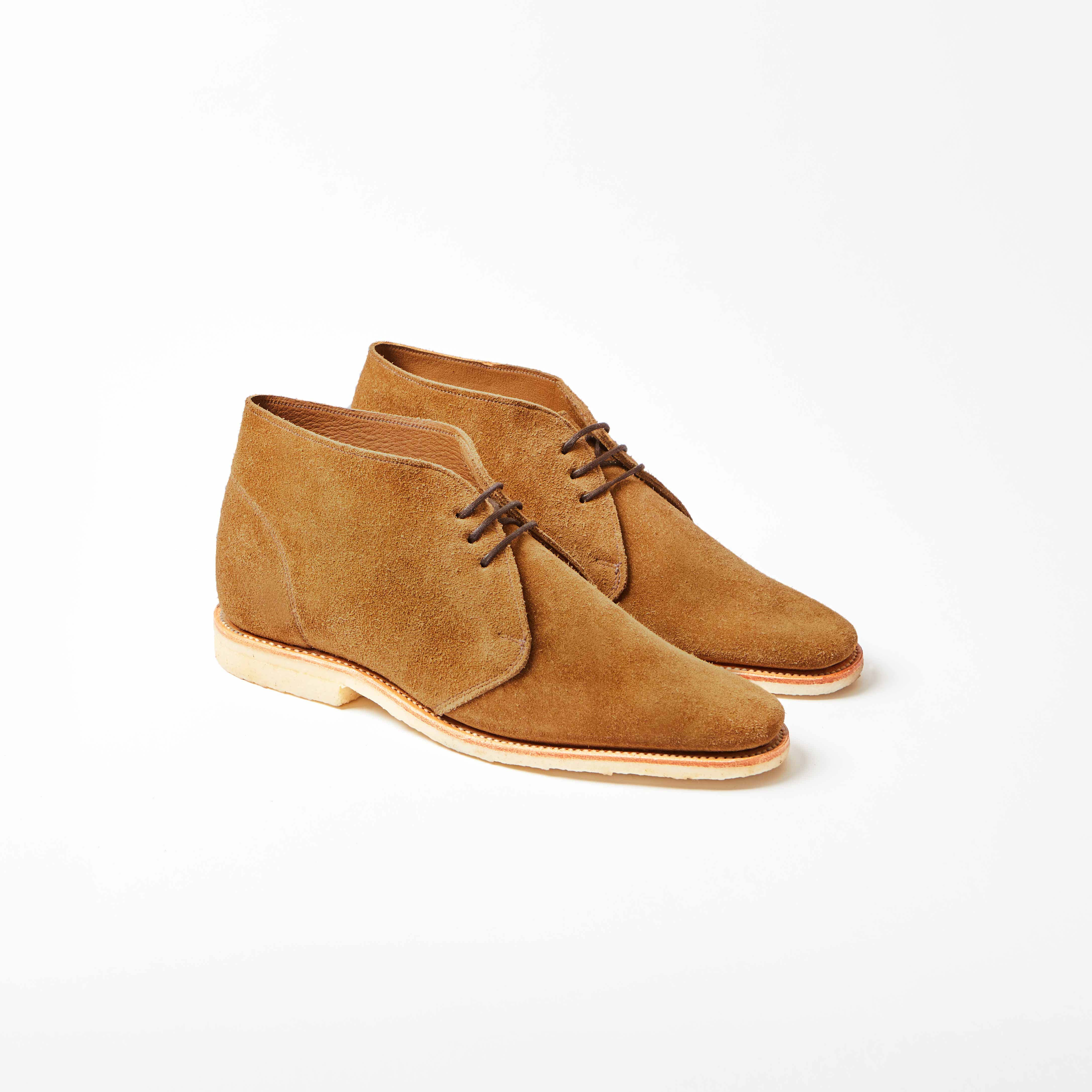 Marvin Tobacco Reverse Suede Chukka Boot