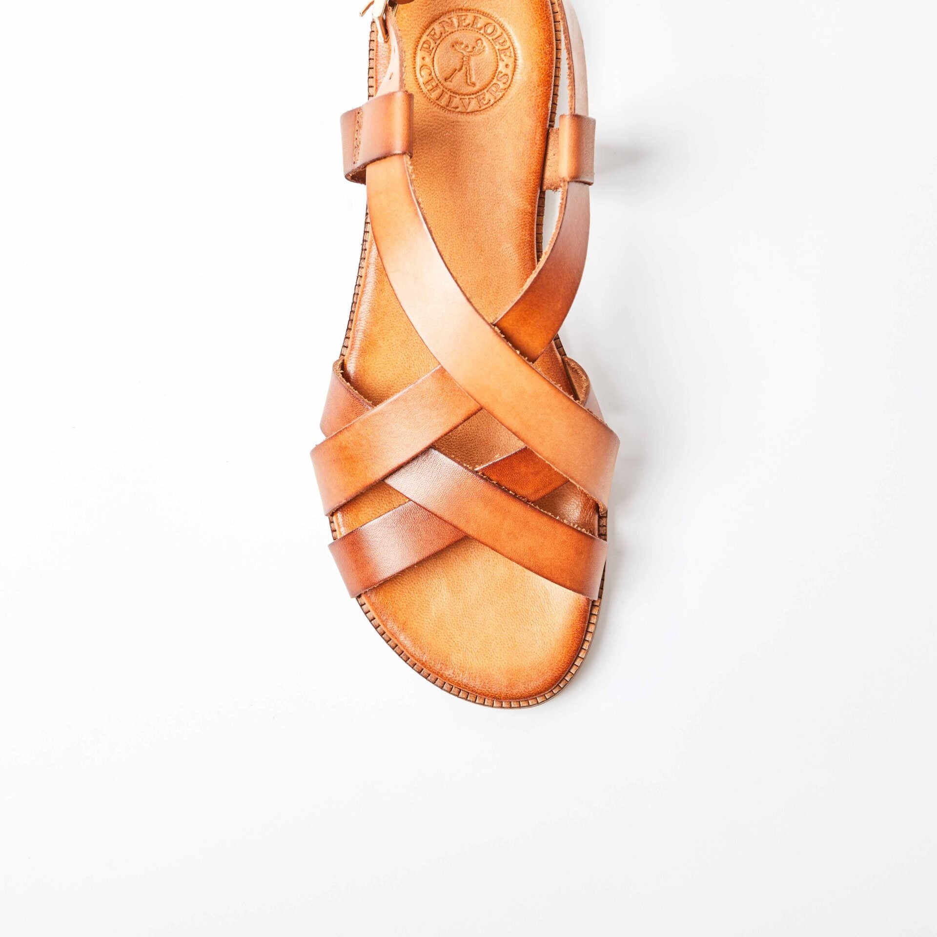 Buttercup Tan Leather Sandal