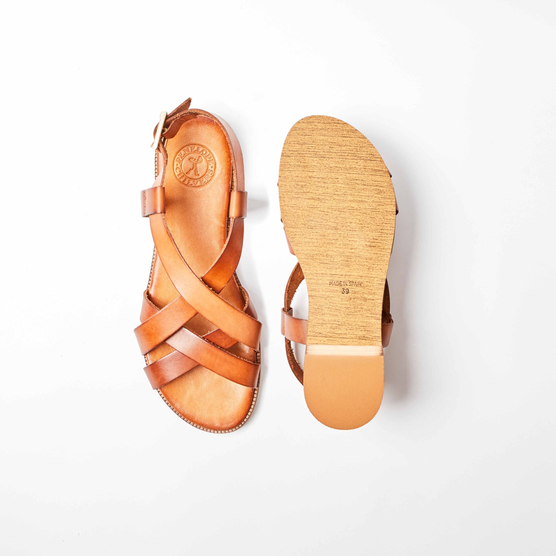 Buttercup Tan Leather Sandal