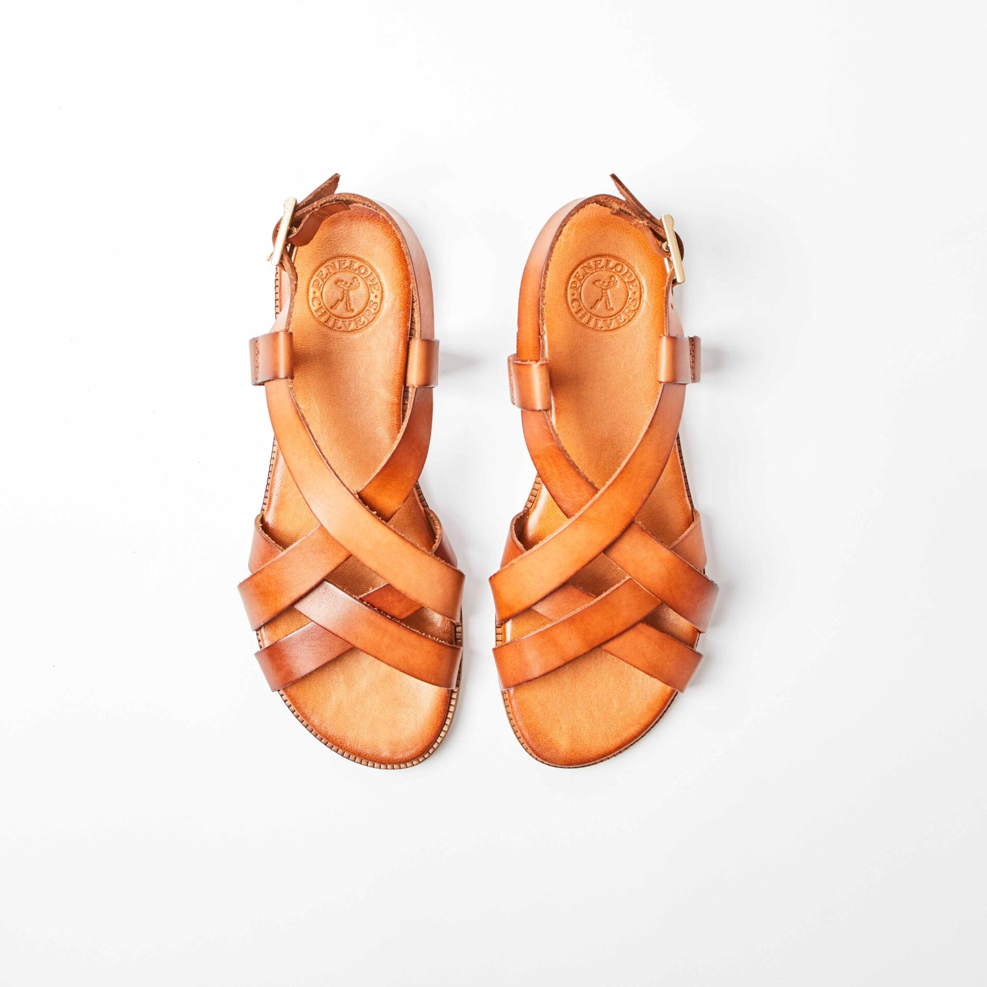 Buttercup Tan Leather Sandal