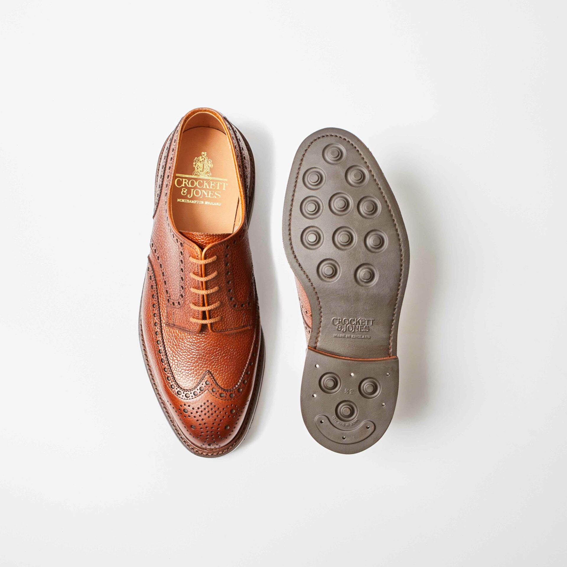 Pembroke Tan Scotch Grain (G) Derby Brogue