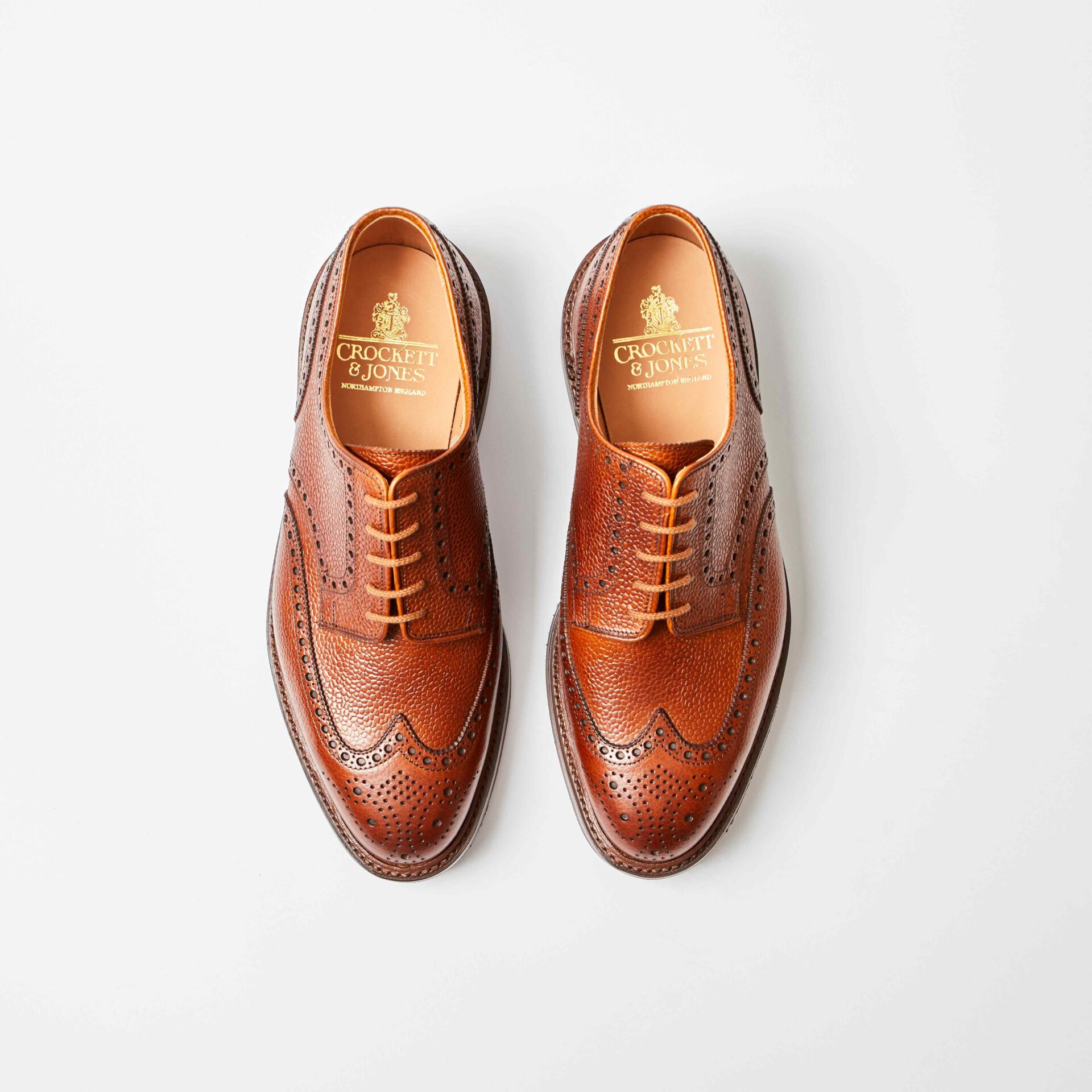 Pembroke Tan Scotch Grain (G) Derby Brogue
