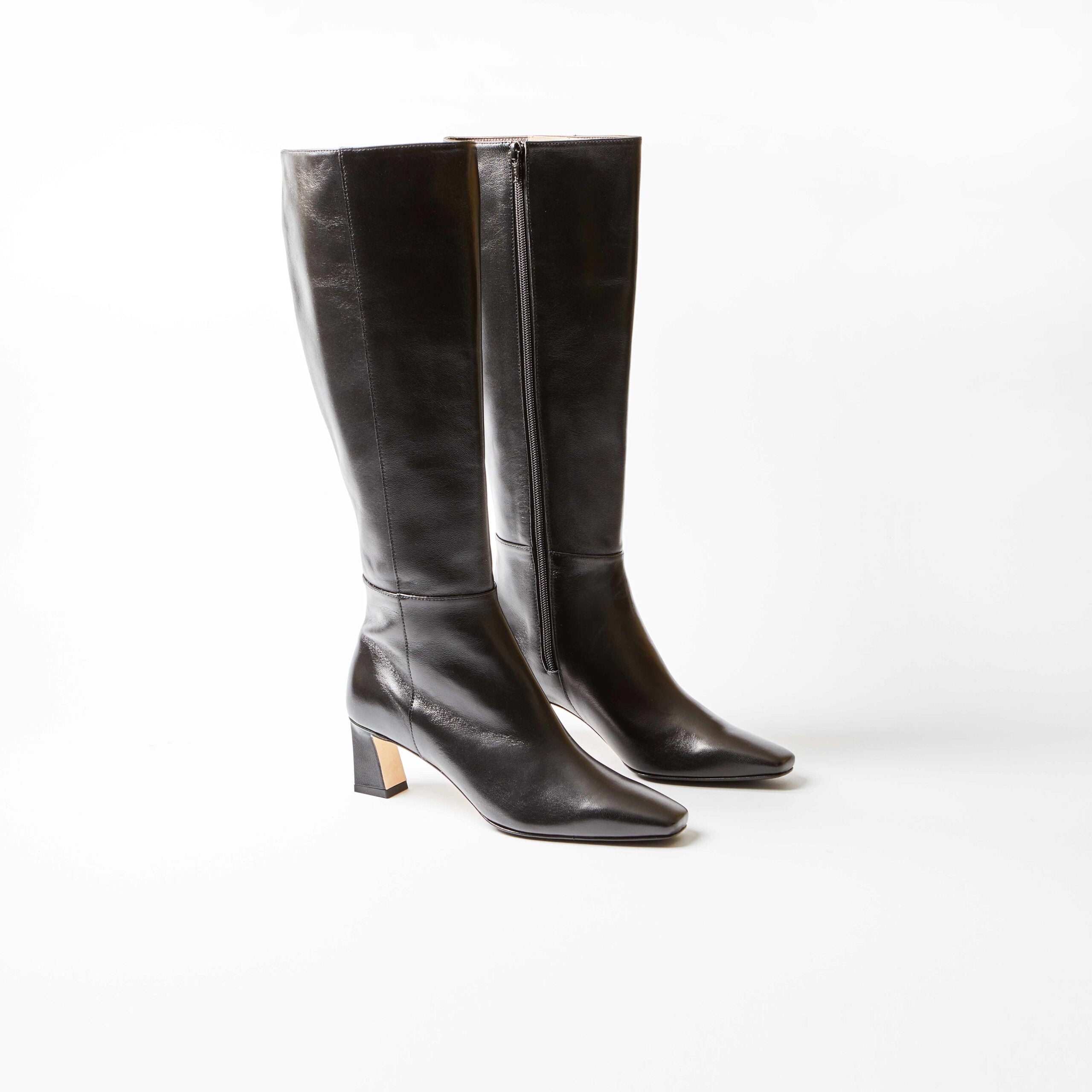 Vedo Black Nappa Knee High Boot