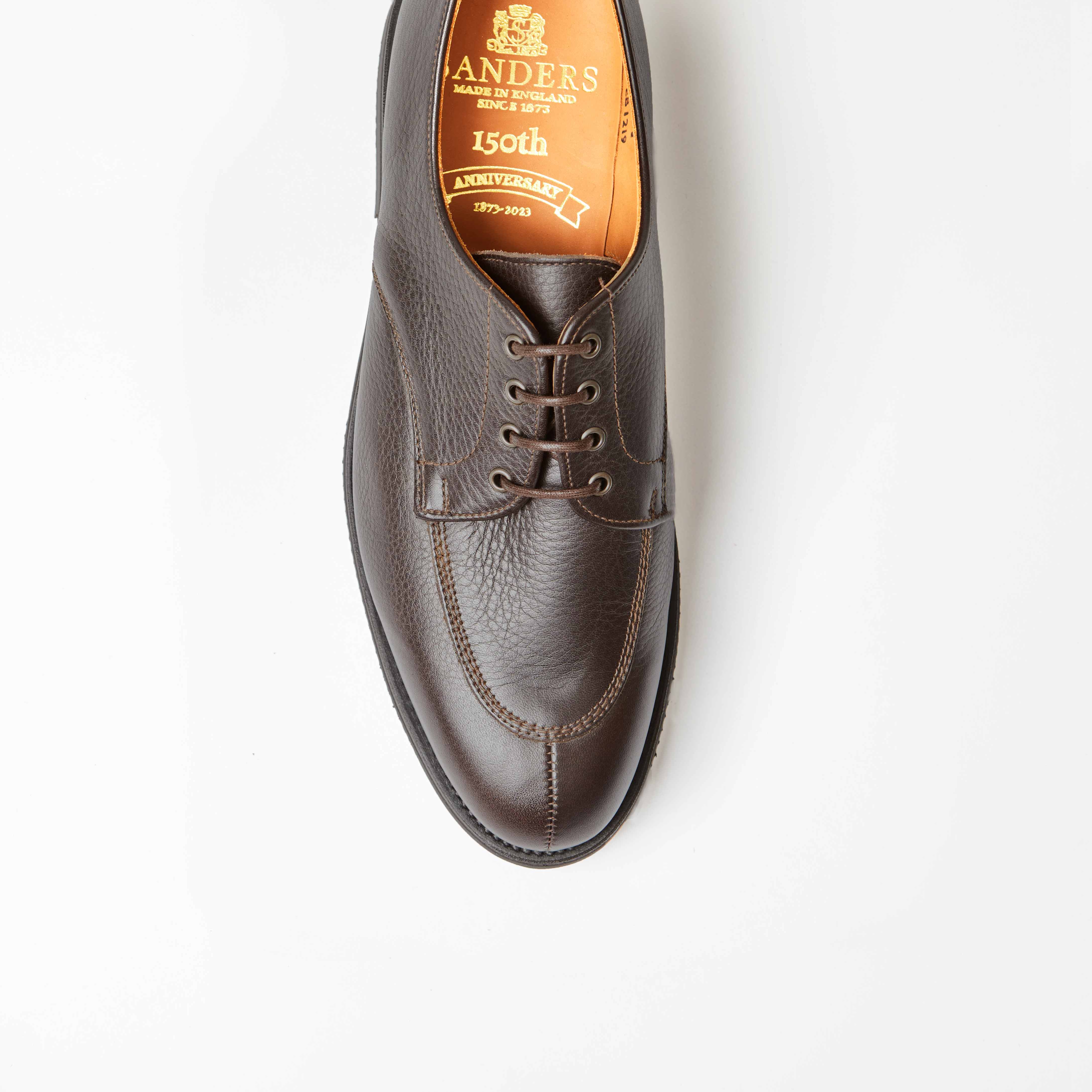 Savage Brown Grain Split Toe Darby