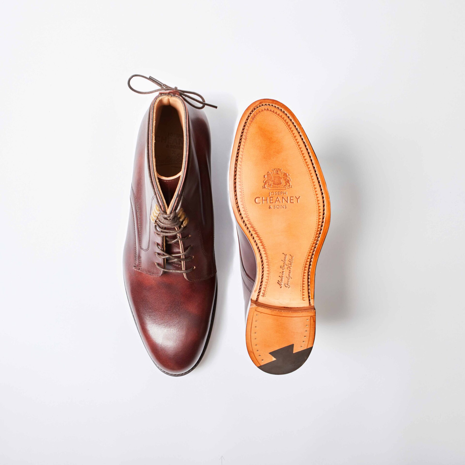 Cheaney for Bowhill & Elliott - Kings Brown Museum Calf Boot