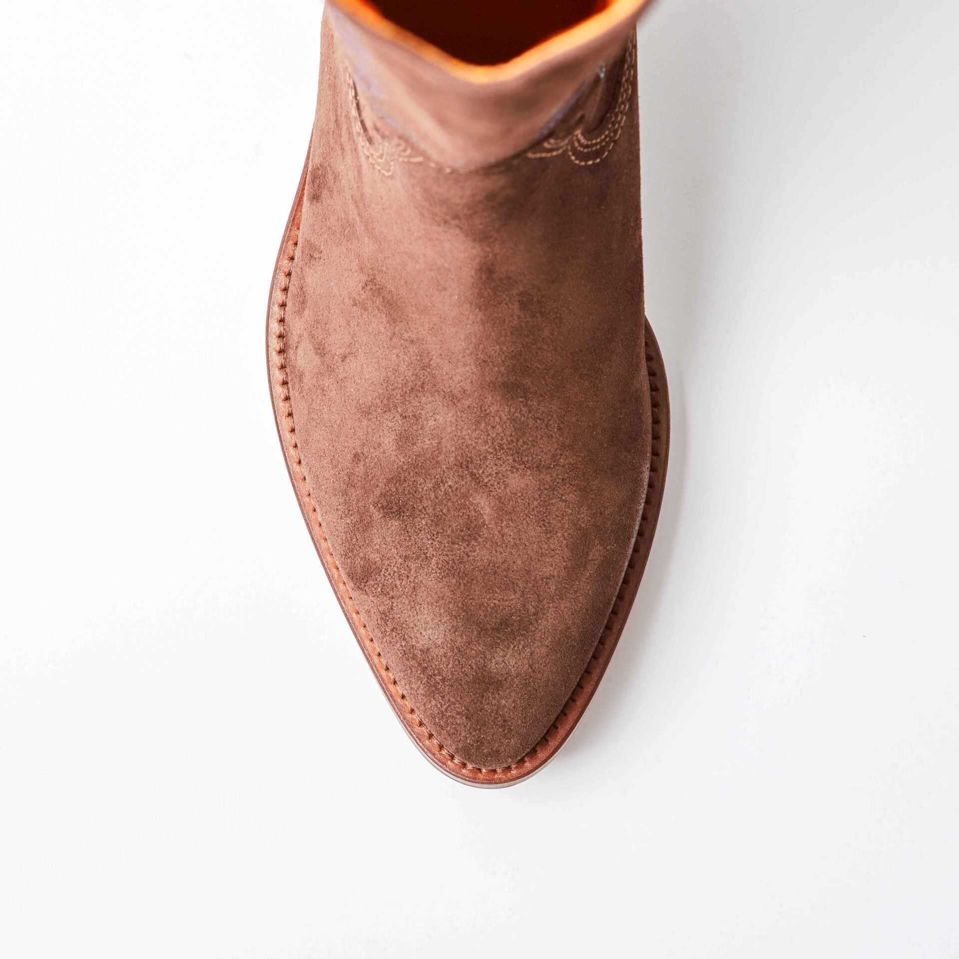 Goldie Embroidered Bitter Chocolate Cowboy Boot