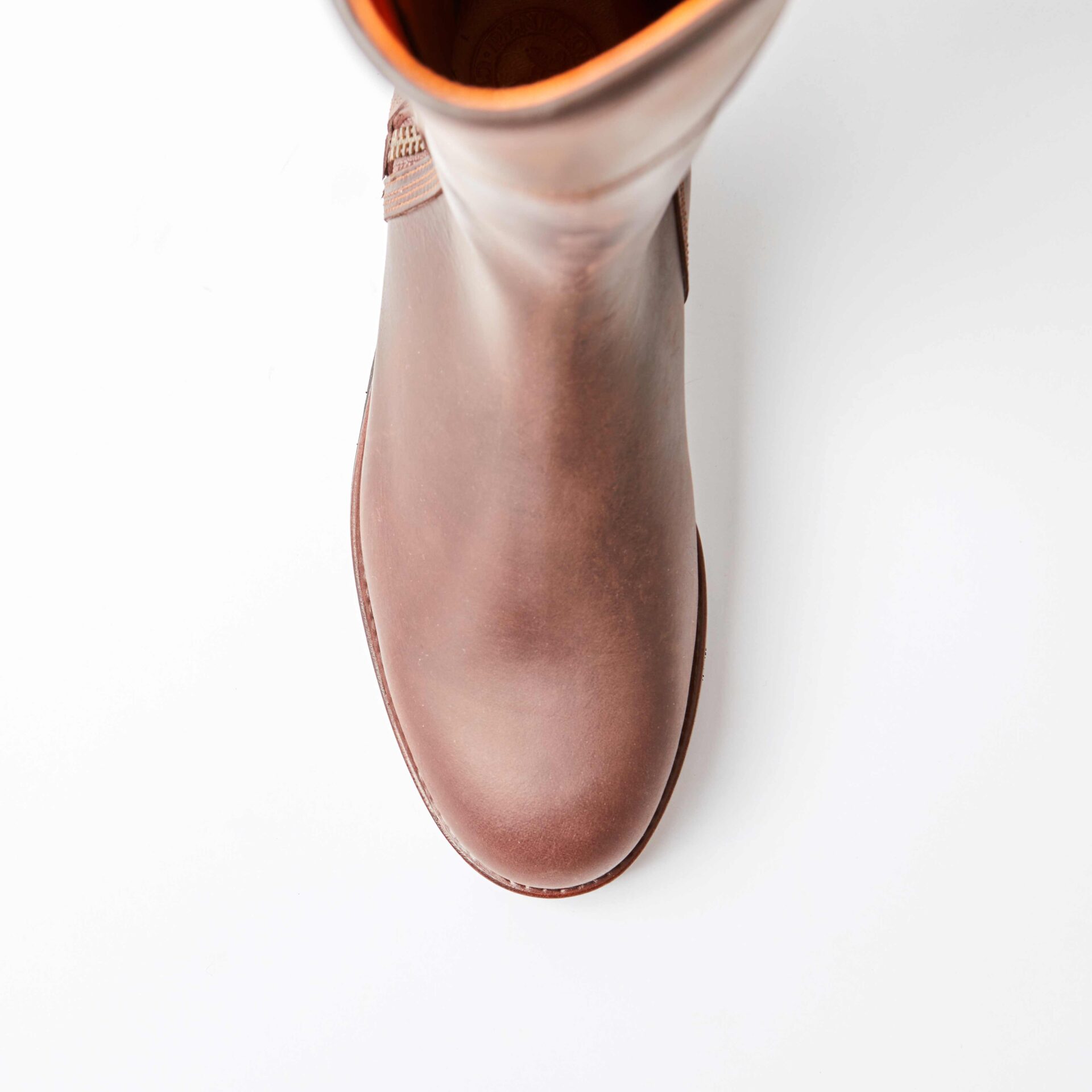 Brown Waxy Long Tassel Boot