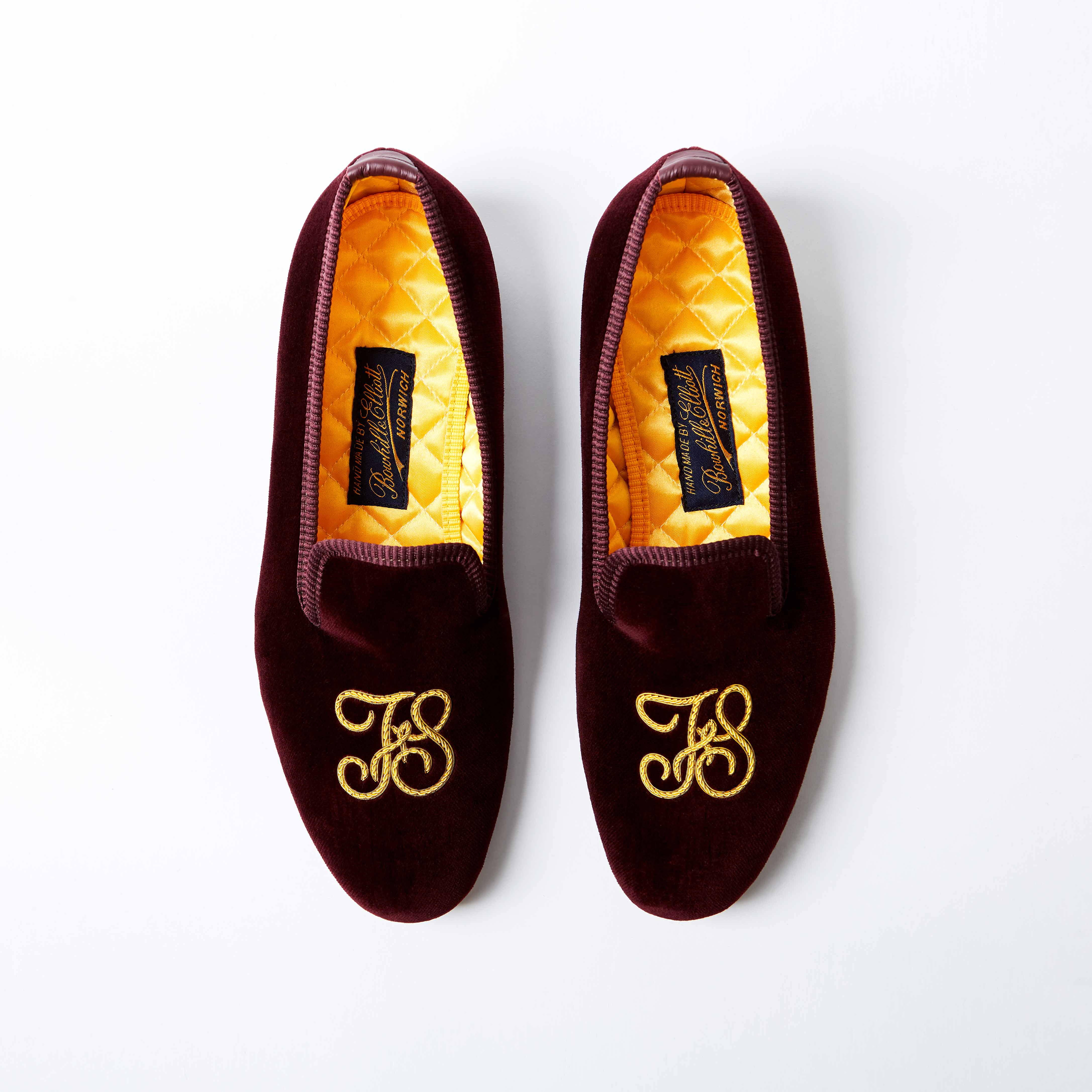Women's Monogrammed Embroidered Slippers