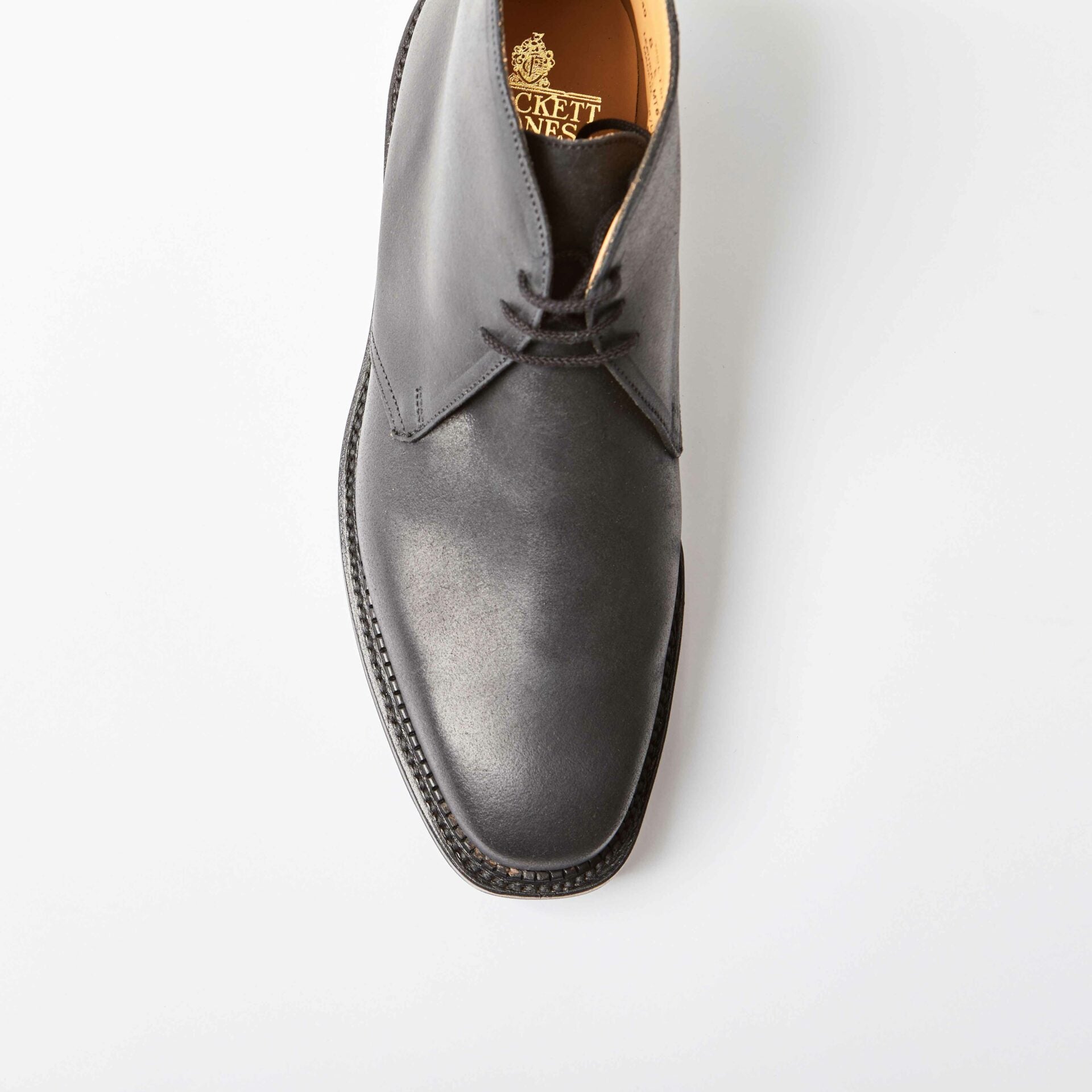 Molton Black Rough-out Suede Chukka Boot