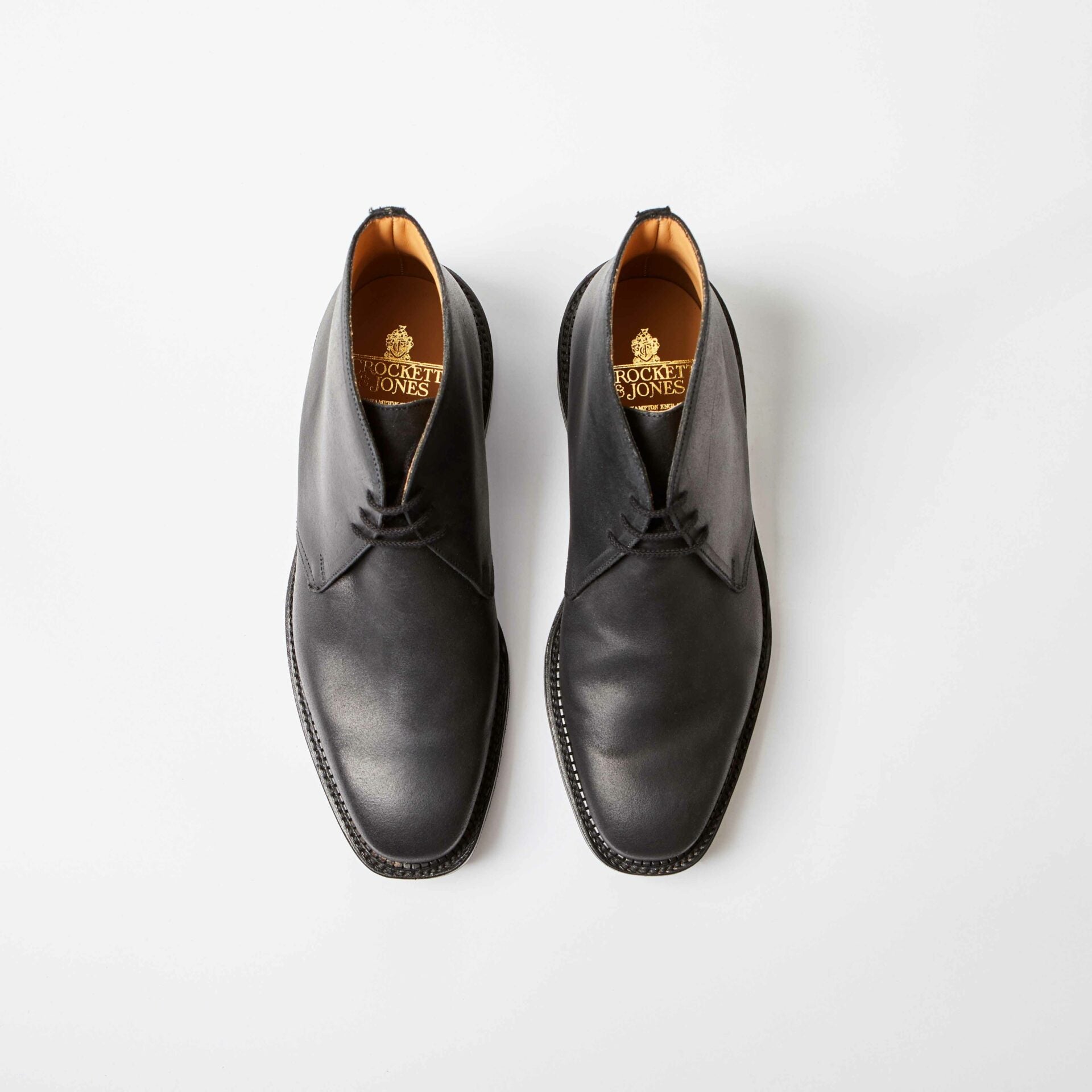 Molton Black Rough-out Suede Chukka Boot