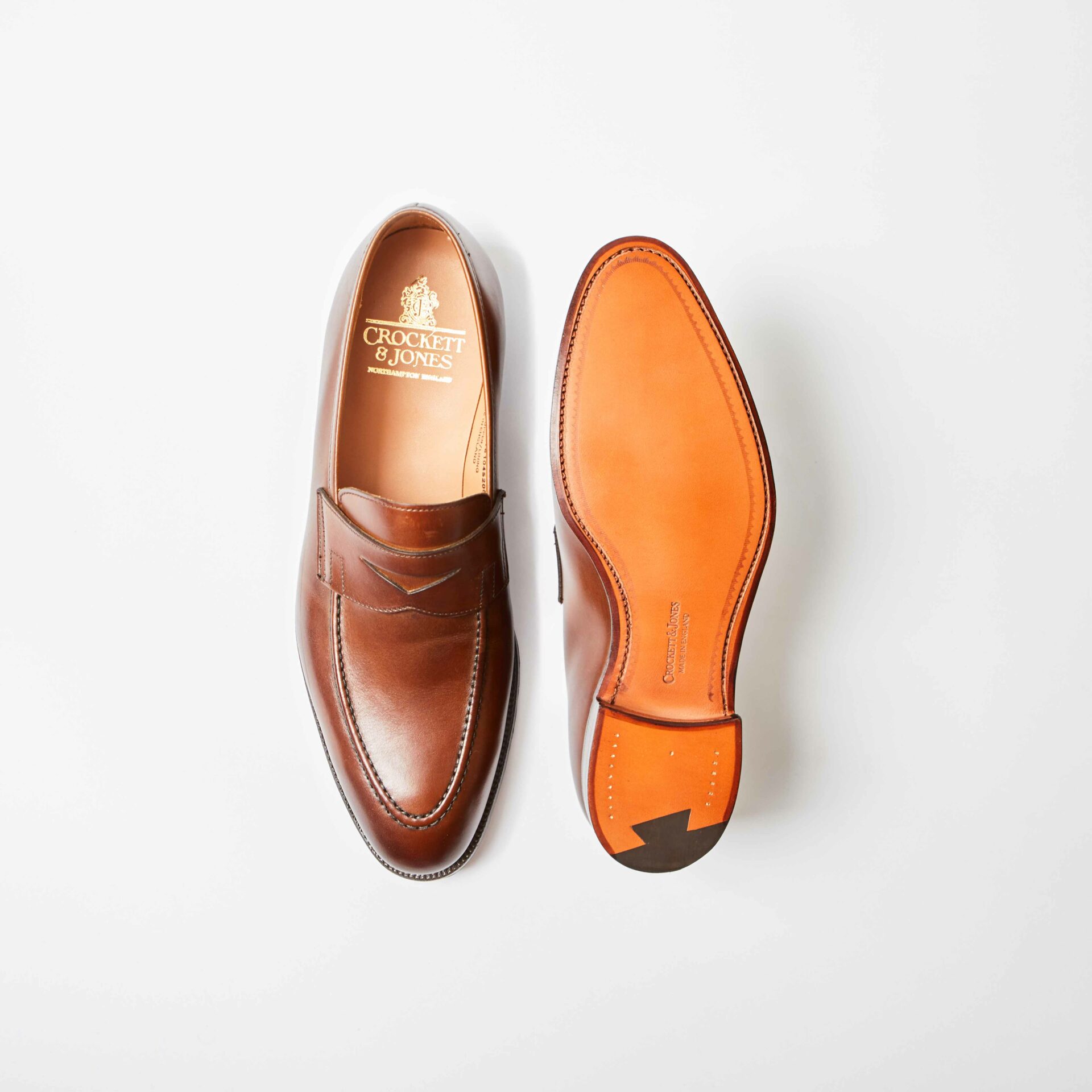 Sydney Dark Brown Burnished Calf Penny Loafer
