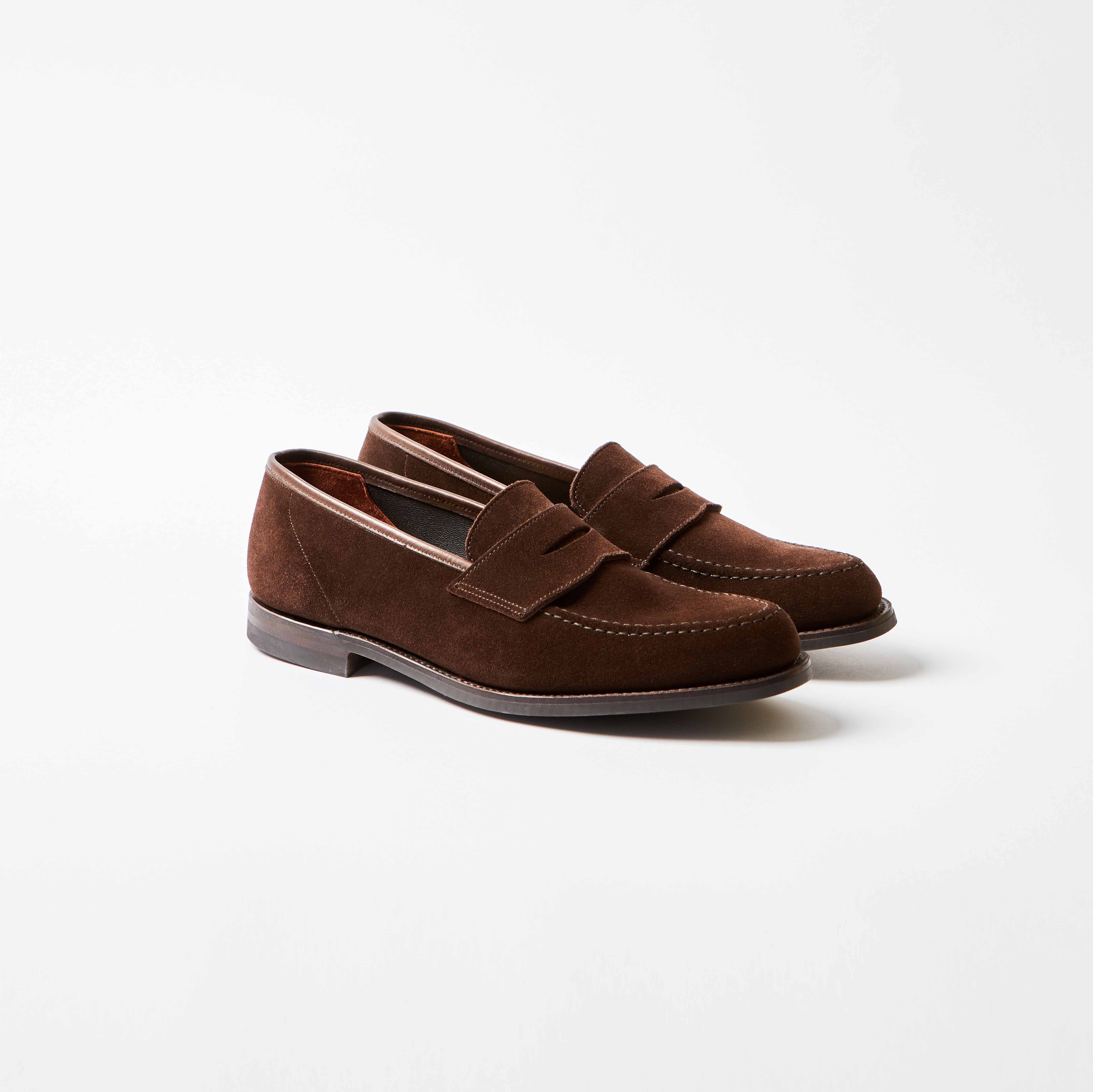 Harvard 2 Dark Brown Suede Loafer