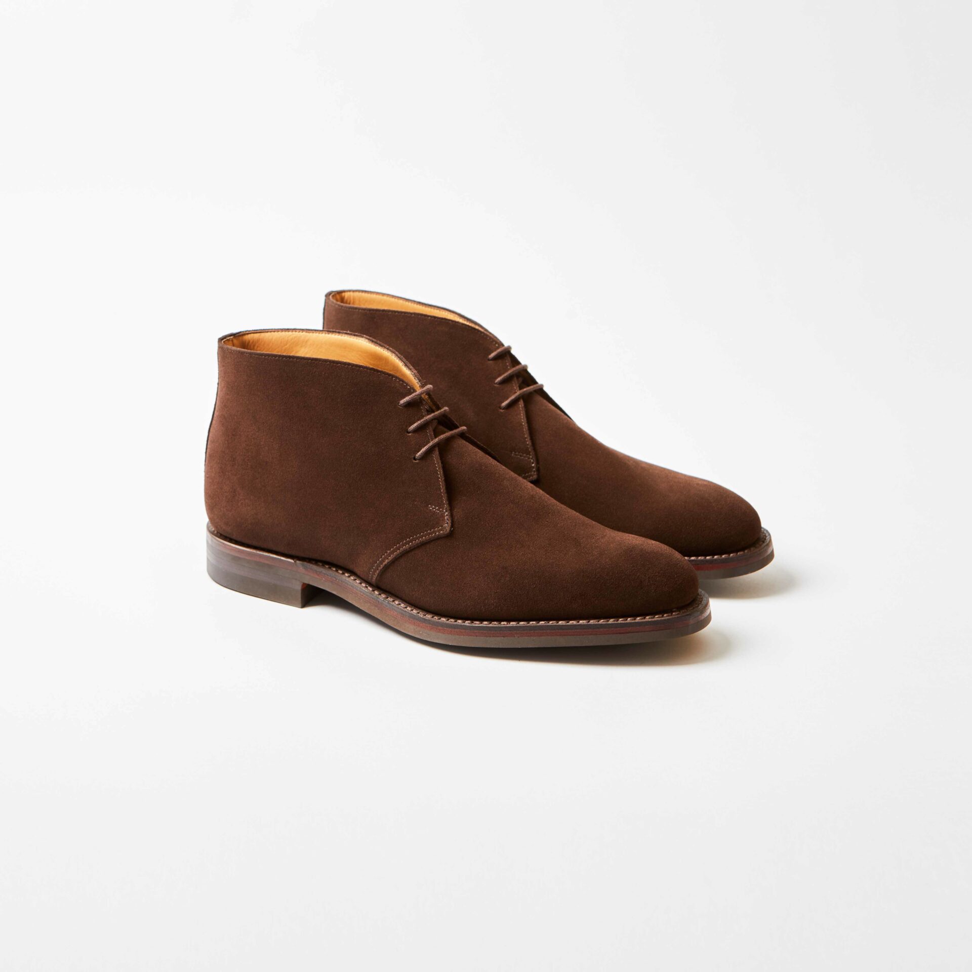 Chiltern Dark Brown Suede Chukka Boots