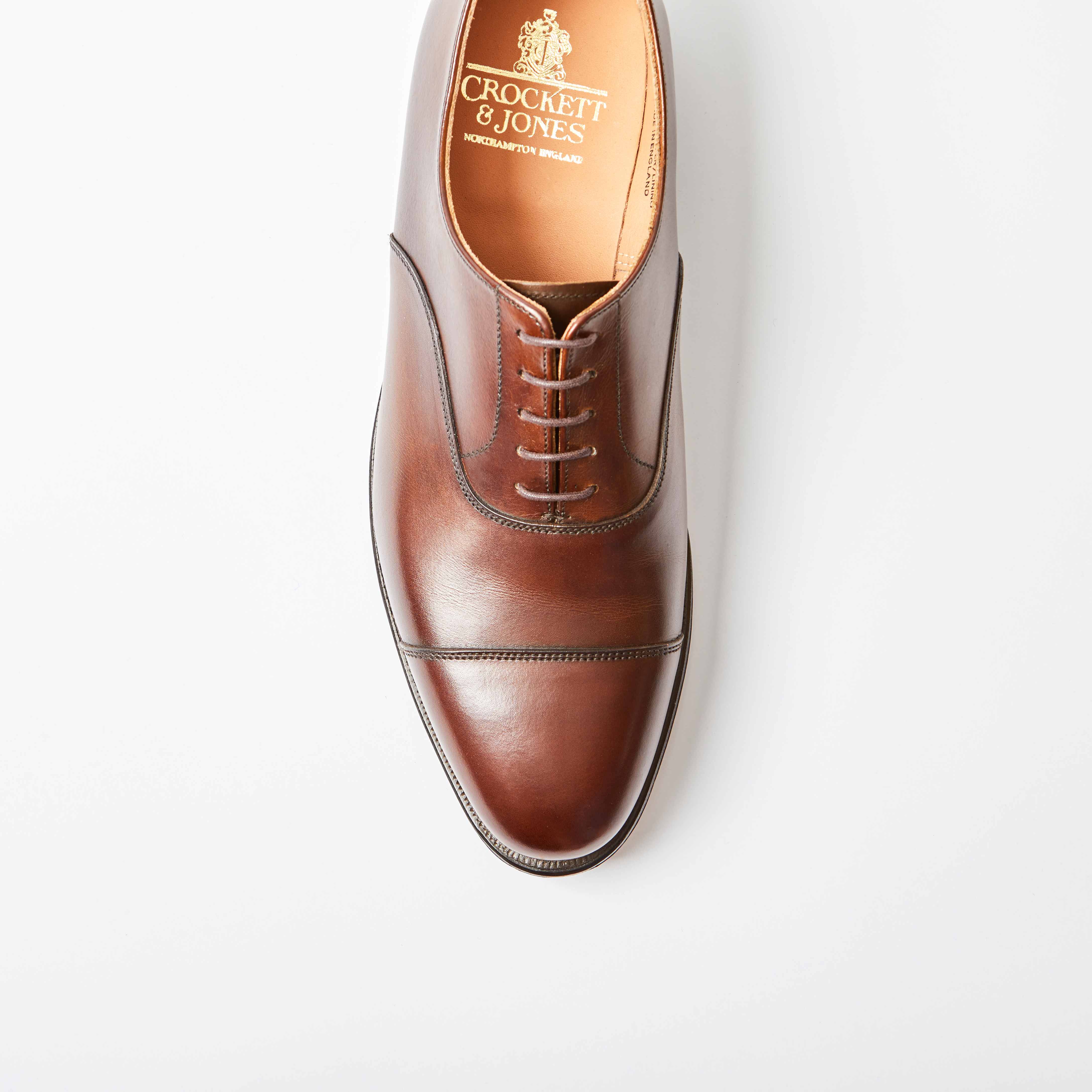 Connaught Dark Brown Burnished Calf