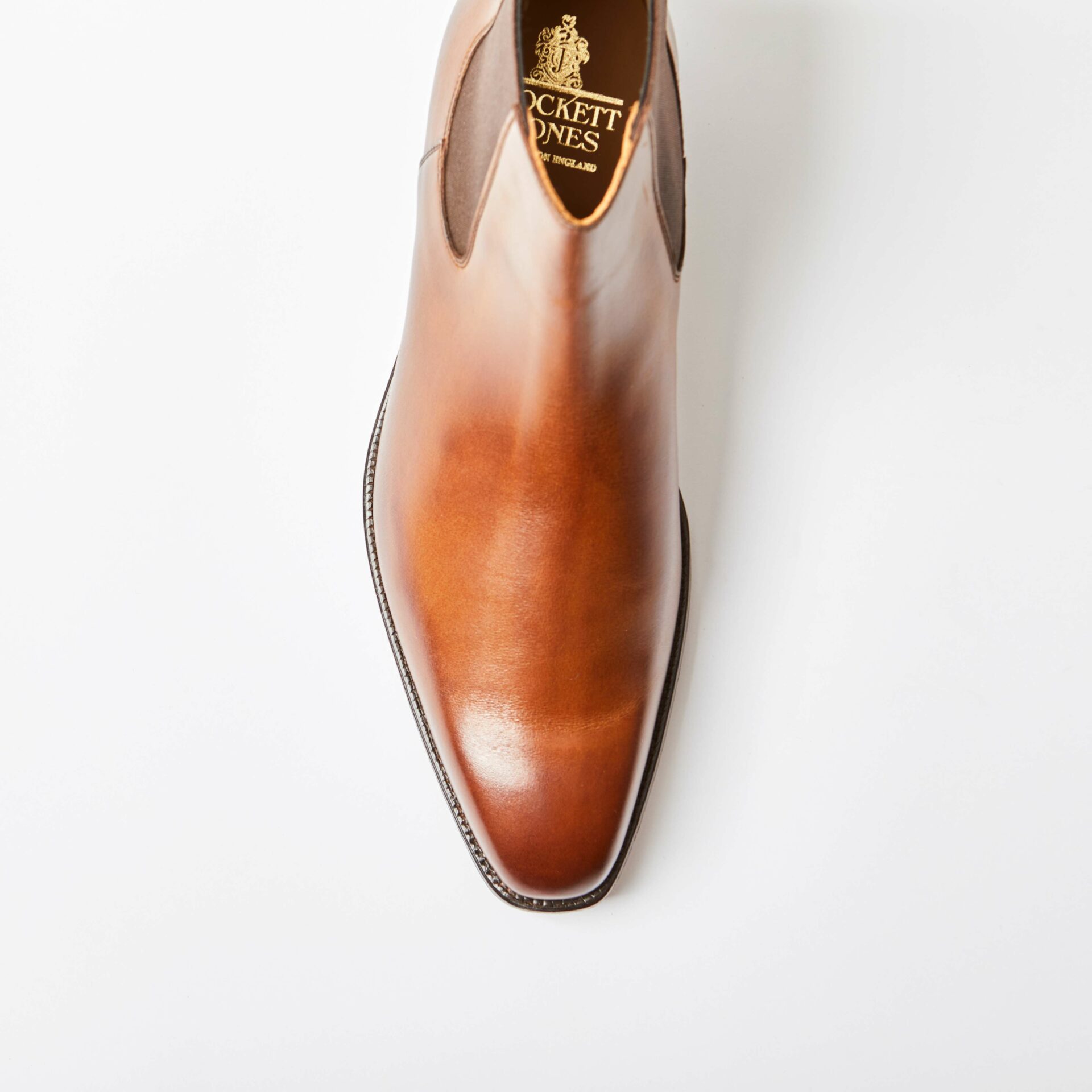 Lingfield Dark Brown Burnished Calf Chelsea Boot