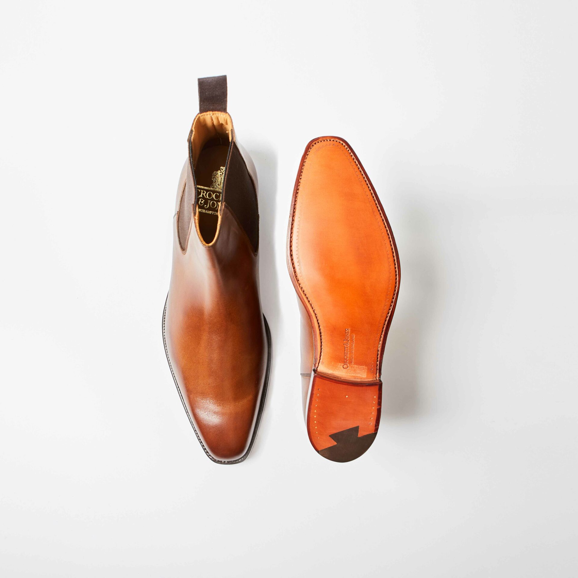 Lingfield Dark Brown Burnished Calf Chelsea Boot