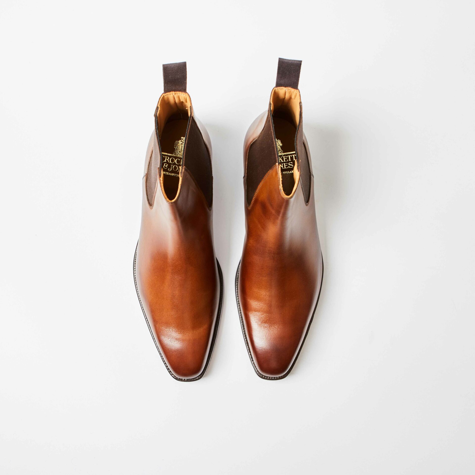 Lingfield Dark Brown Burnished Calf Chelsea Boot