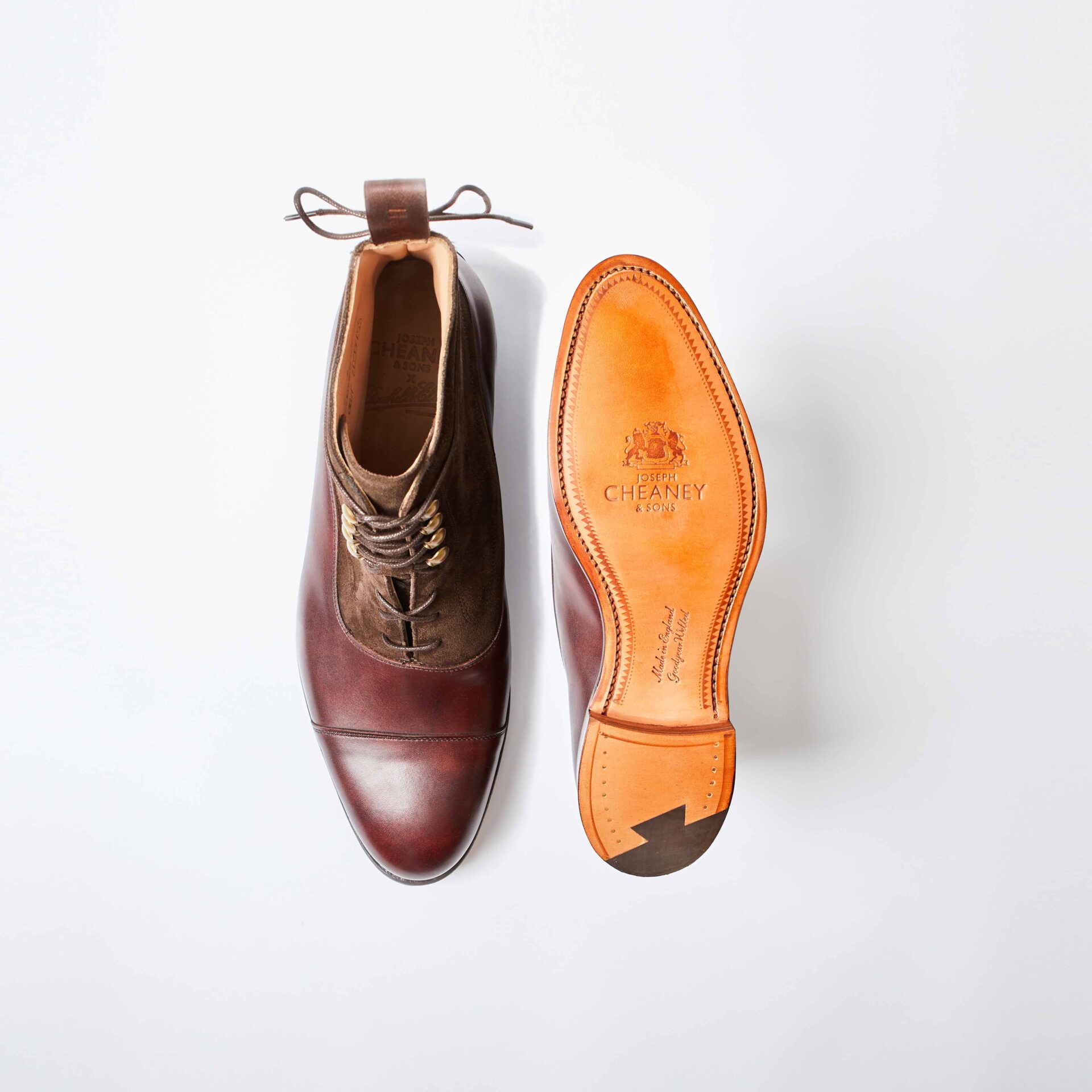 Cheaney for Bowhill & Elliott - Elkington Brown Museum Calf Boot