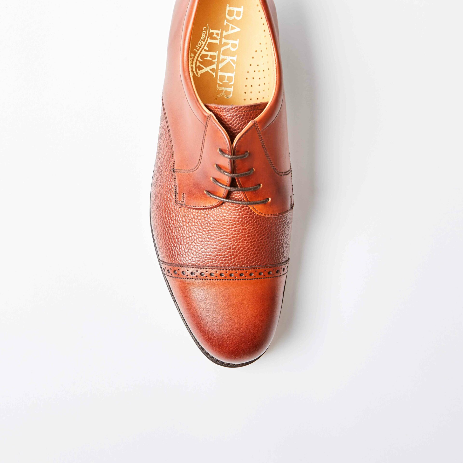 Staines Rosewood Deerskin / Calf Leather Derby