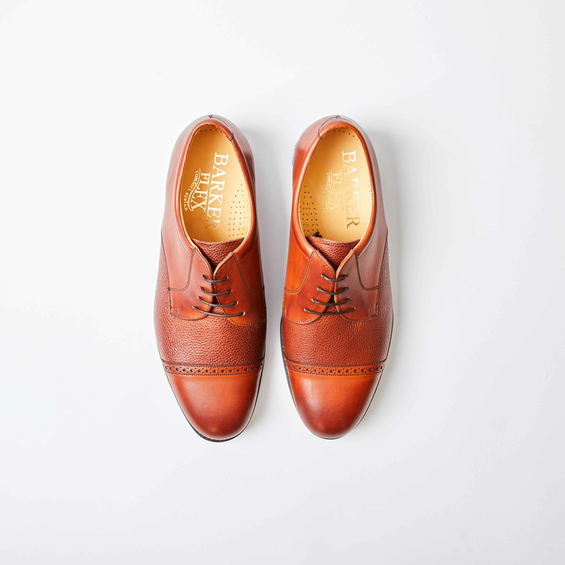 Staines Rosewood Deerskin / Calf Leather Derby