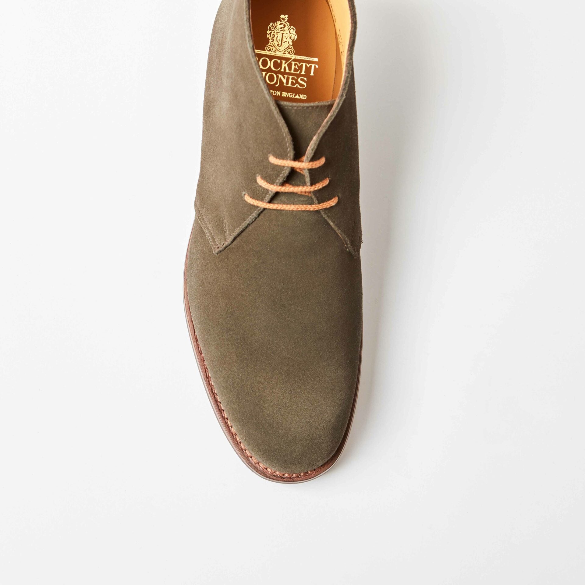 Chiltern Earth Green Suede Chukka Boot