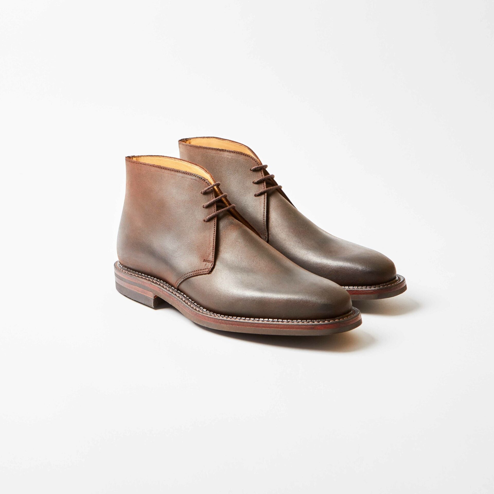 Molton Dark Brown Rough-Out Suede Chukka Boot
