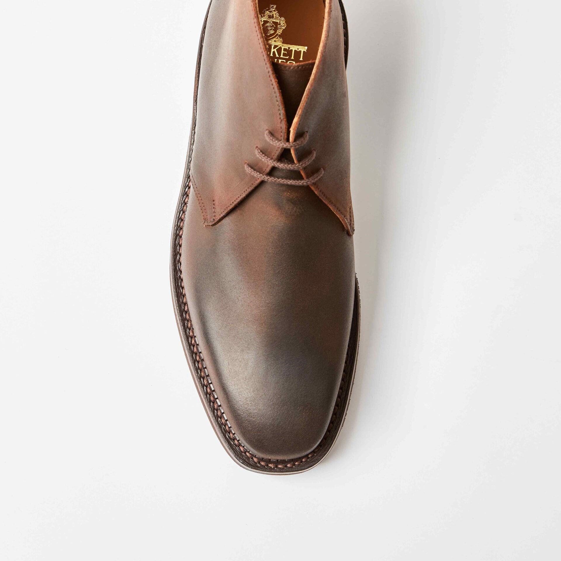 Molton Dark Brown Rough-Out Suede Chukka Boot