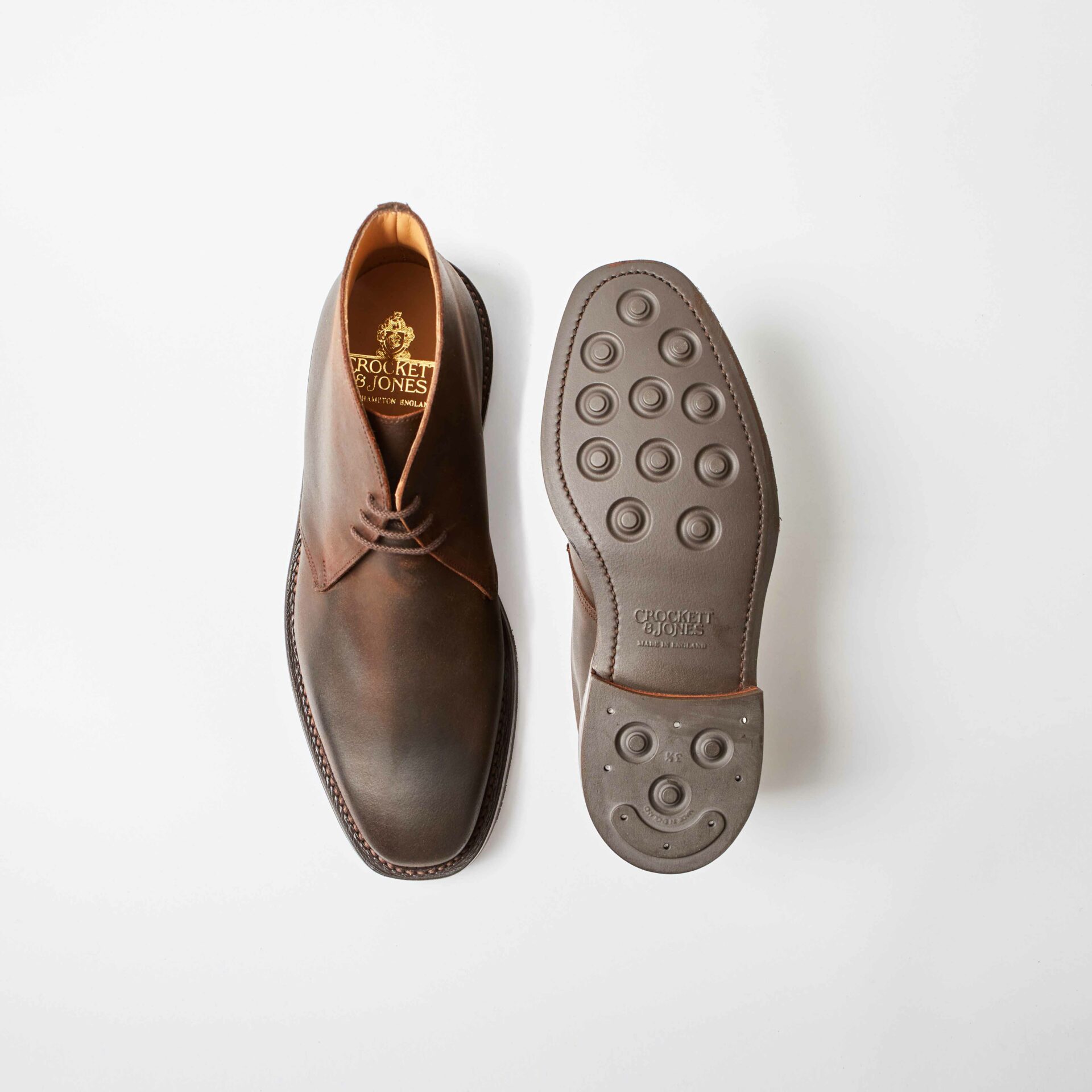 Molton Dark Brown Rough-Out Suede Chukka Boot