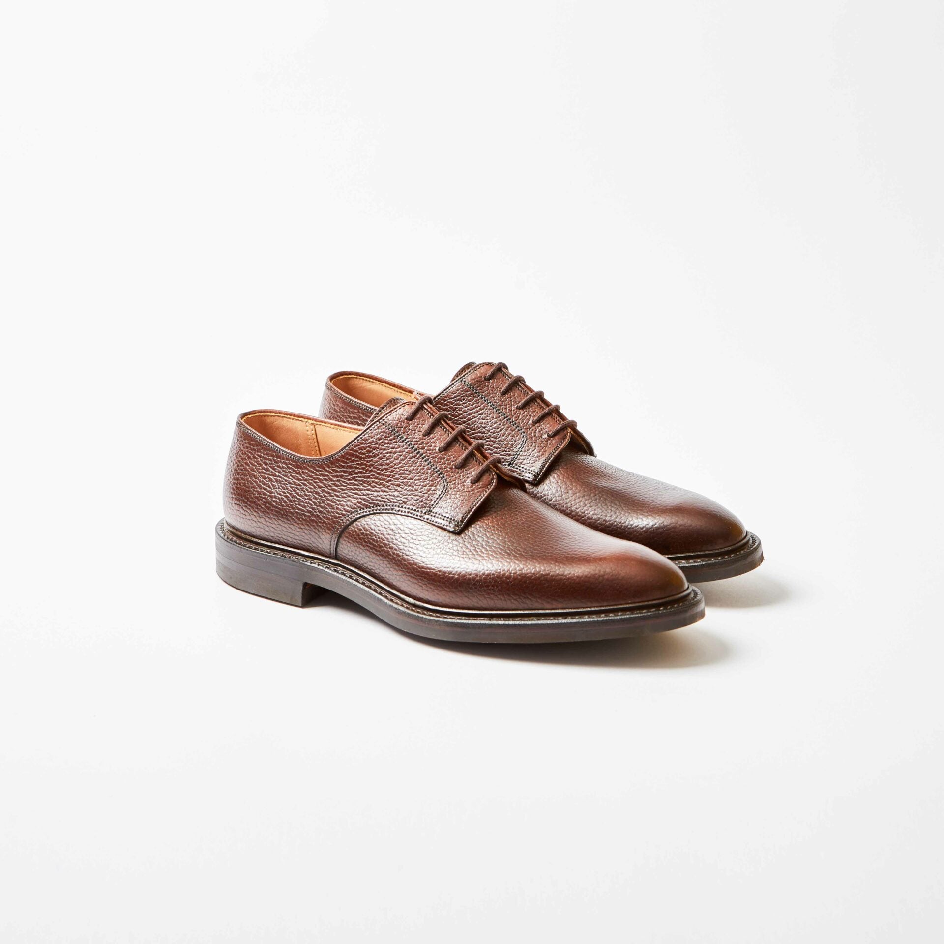 Ashdown Dark Brown Country Calf Grain Derby