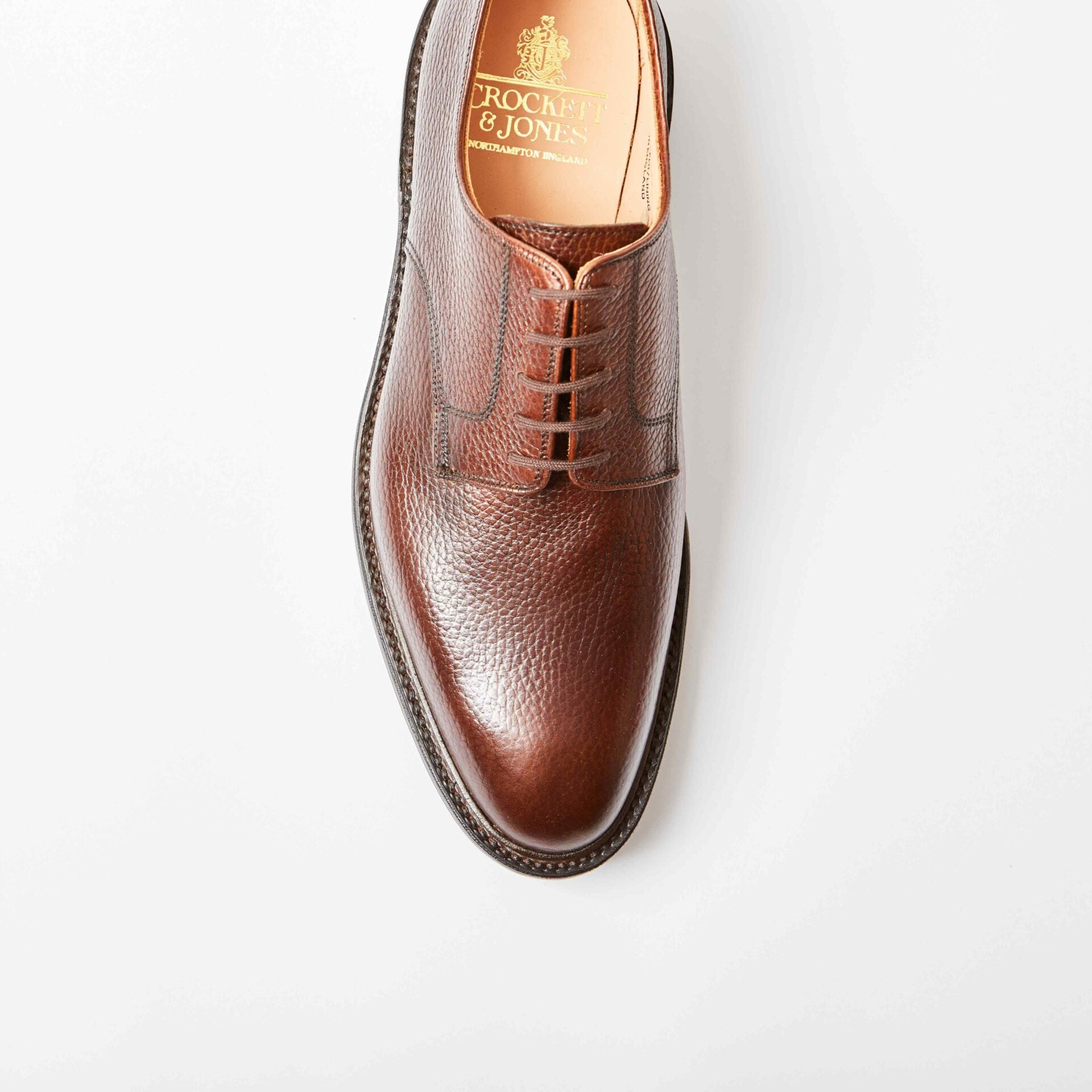 Ashdown Dark Brown Country Calf Grain Derby