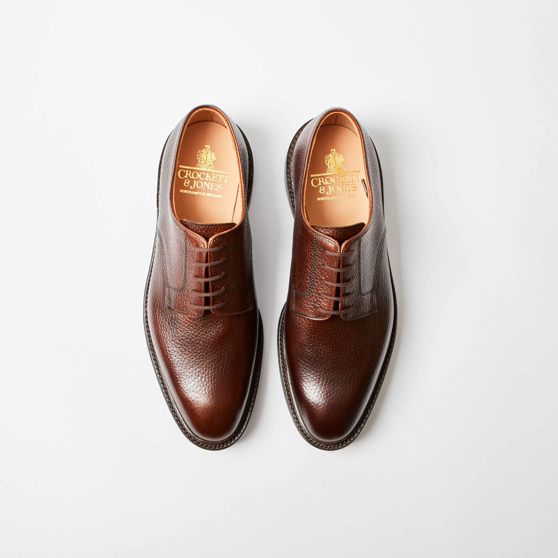 Ashdown Dark Brown Country Calf Grain Derby