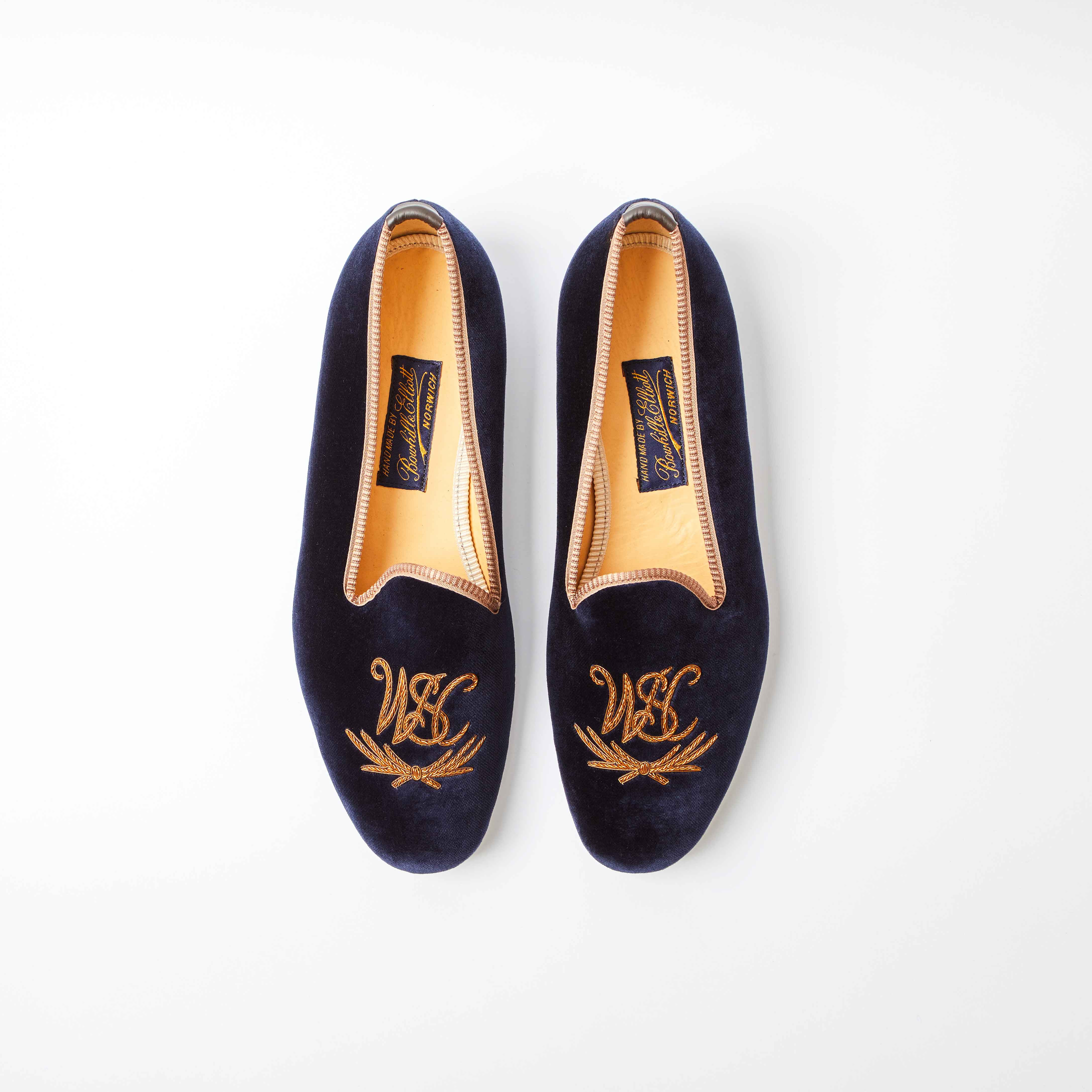Women's Monogrammed Embroidered Slippers