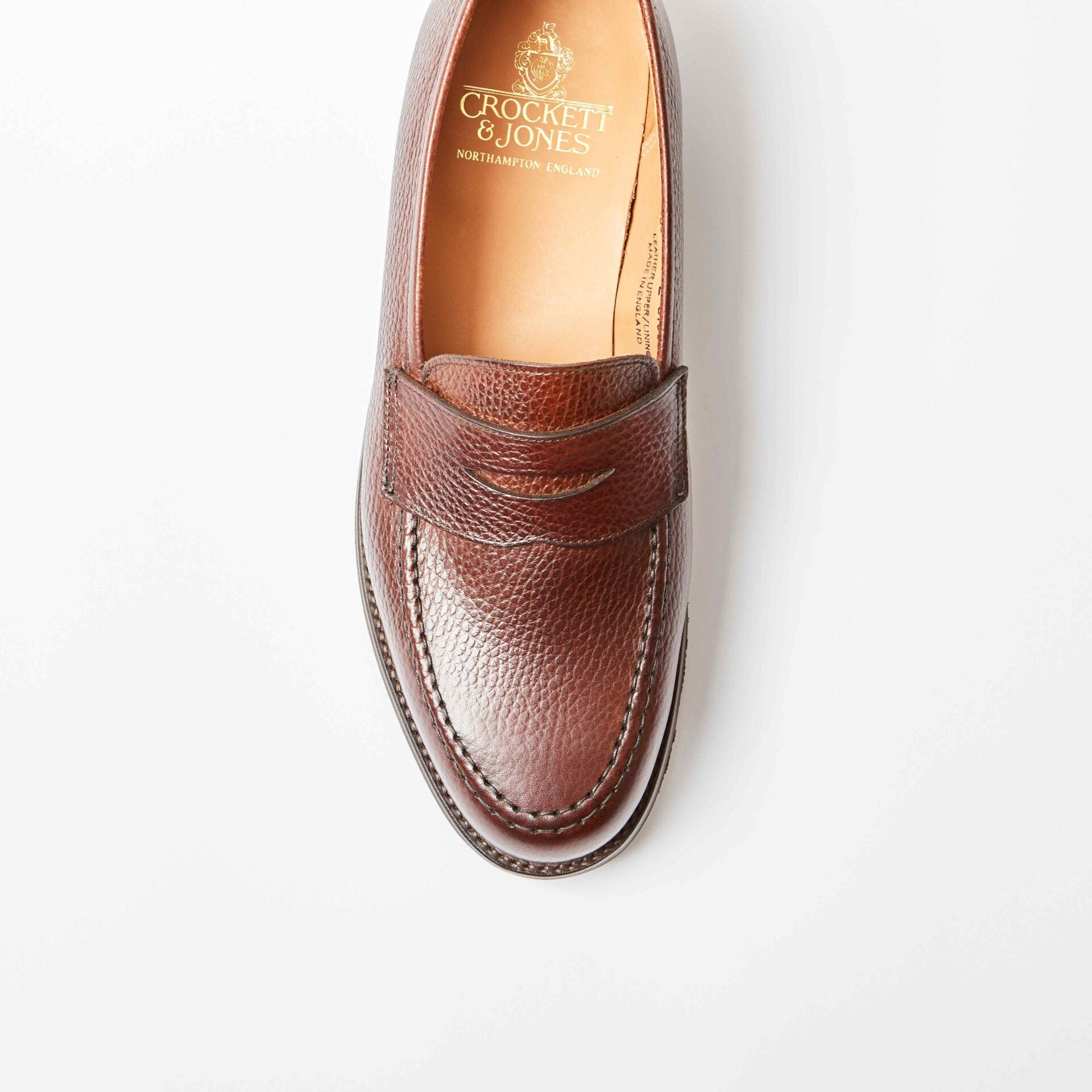 Boston Dark Brown Country Calf Penny Loafer