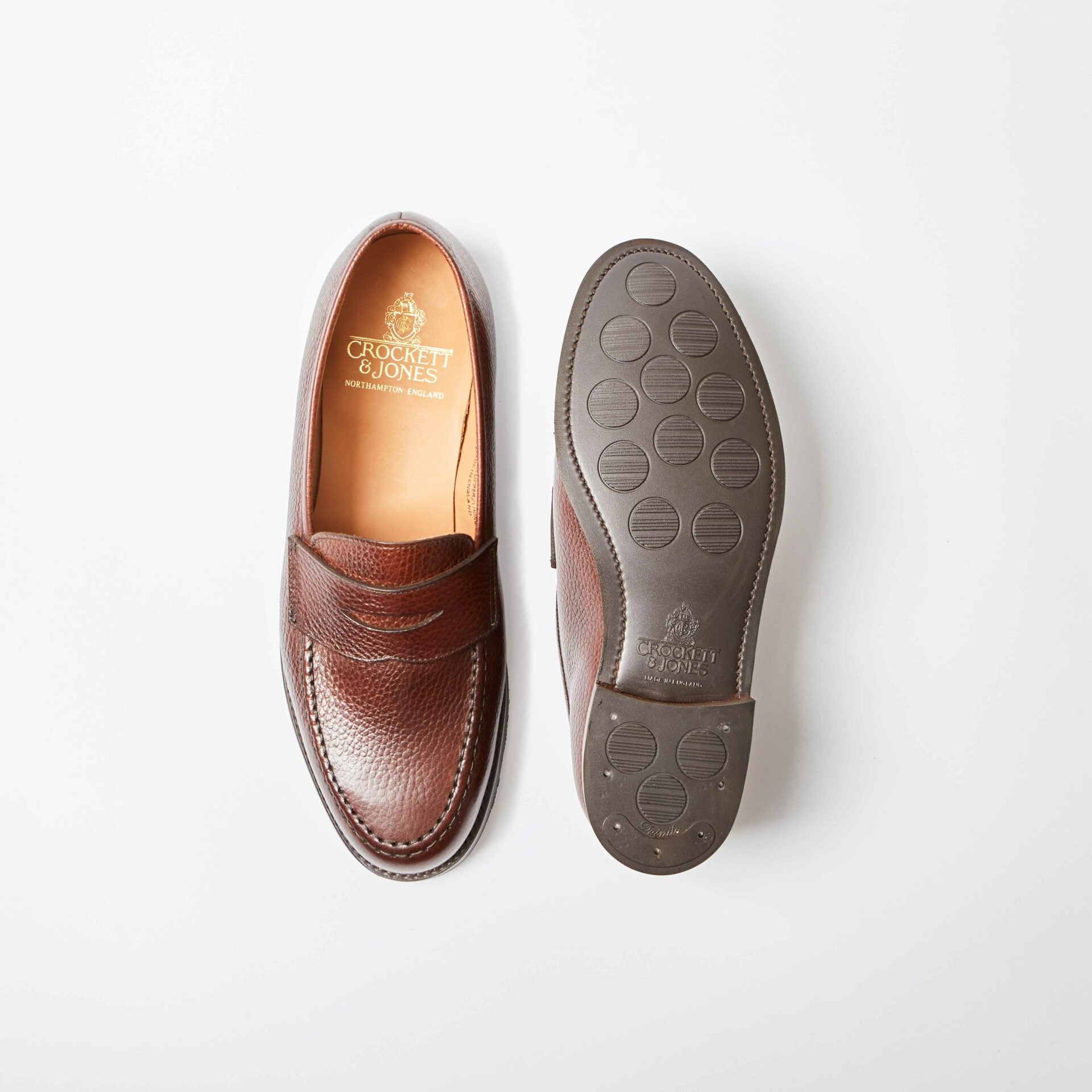 Boston Dark Brown Country Calf Penny Loafer
