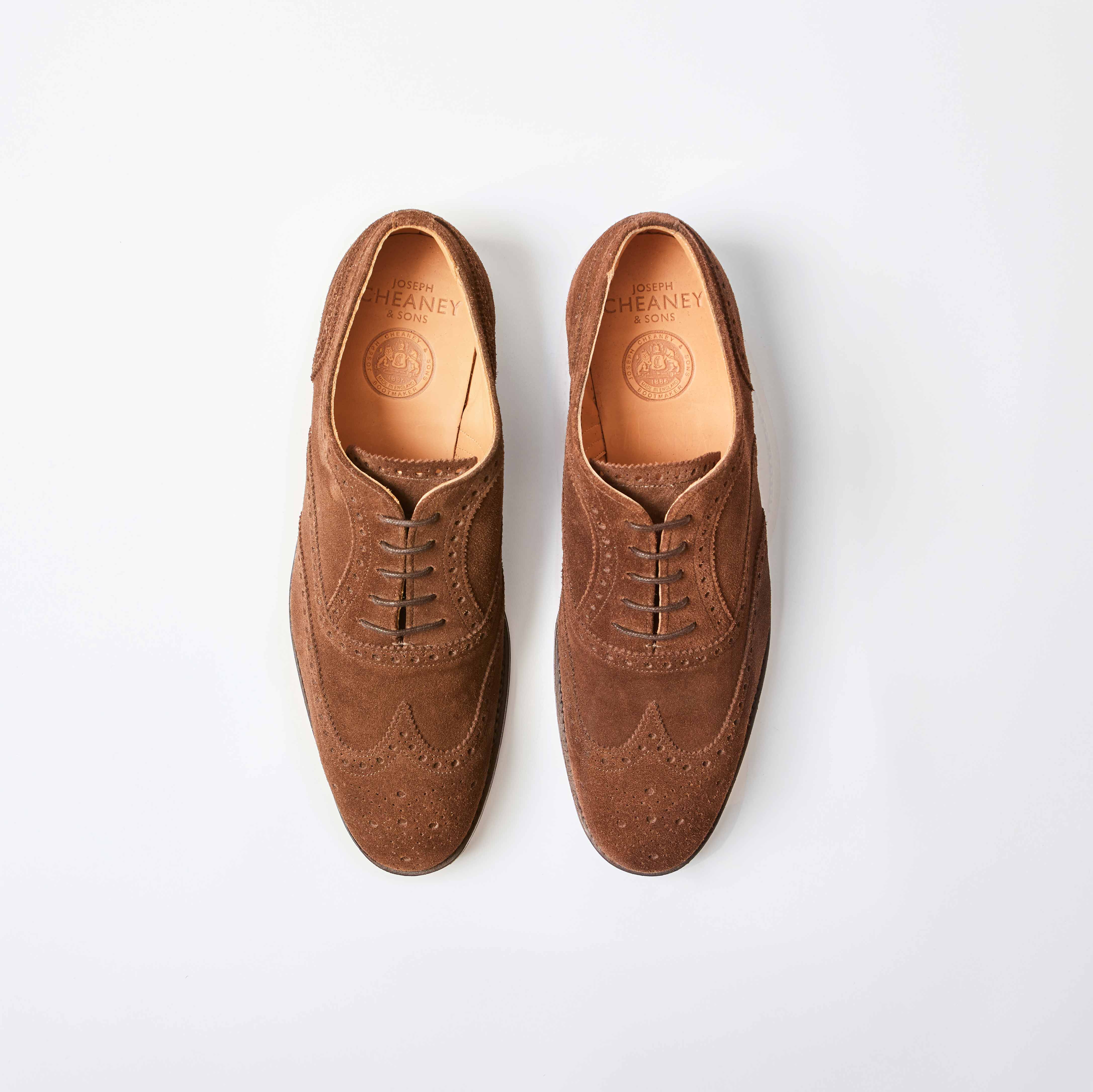 Arthur III Plough Suede Oxford Brogues