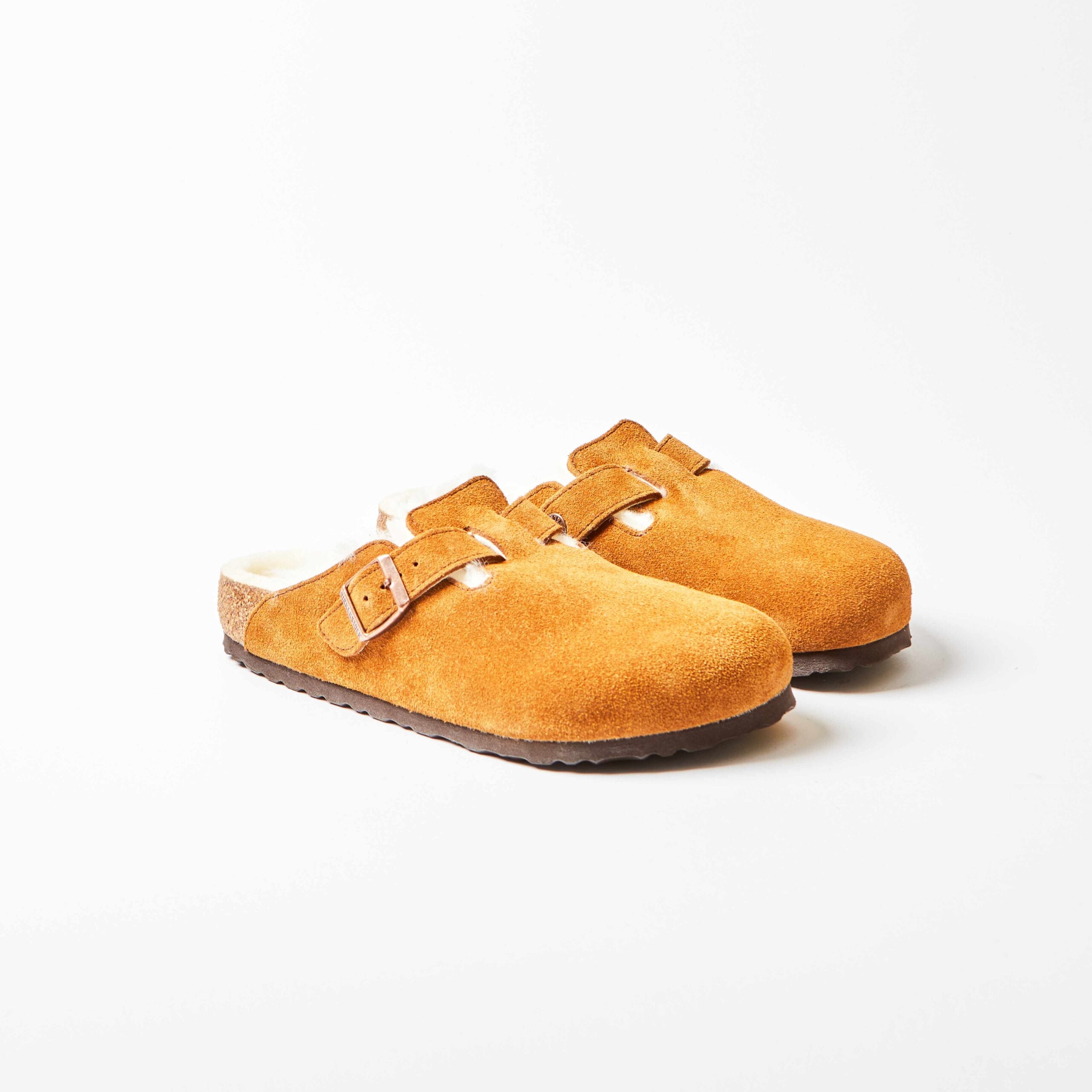 Boston Shearling Suede Leather Mink