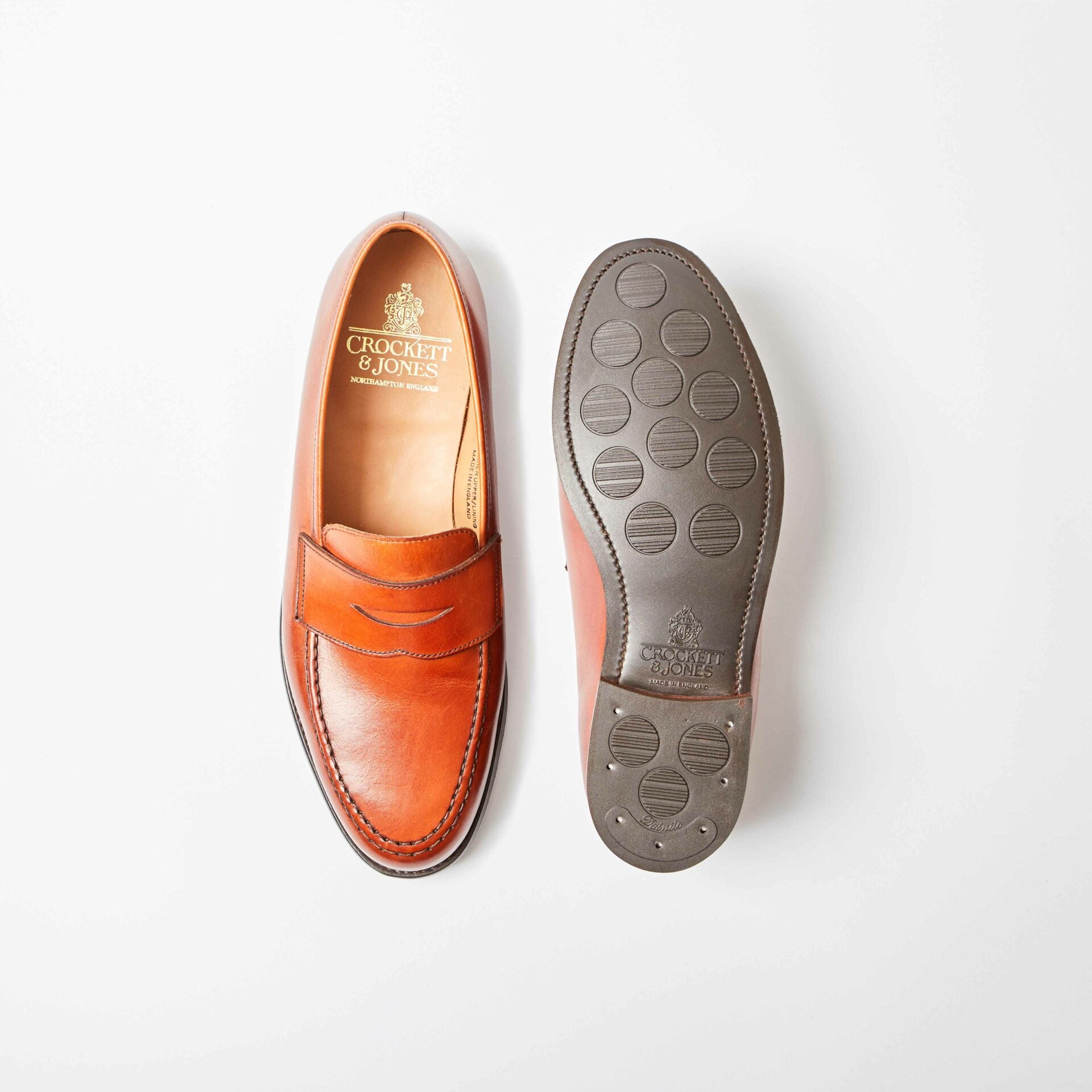 Boston Chestnut Burnished Calf Penny Loafer
