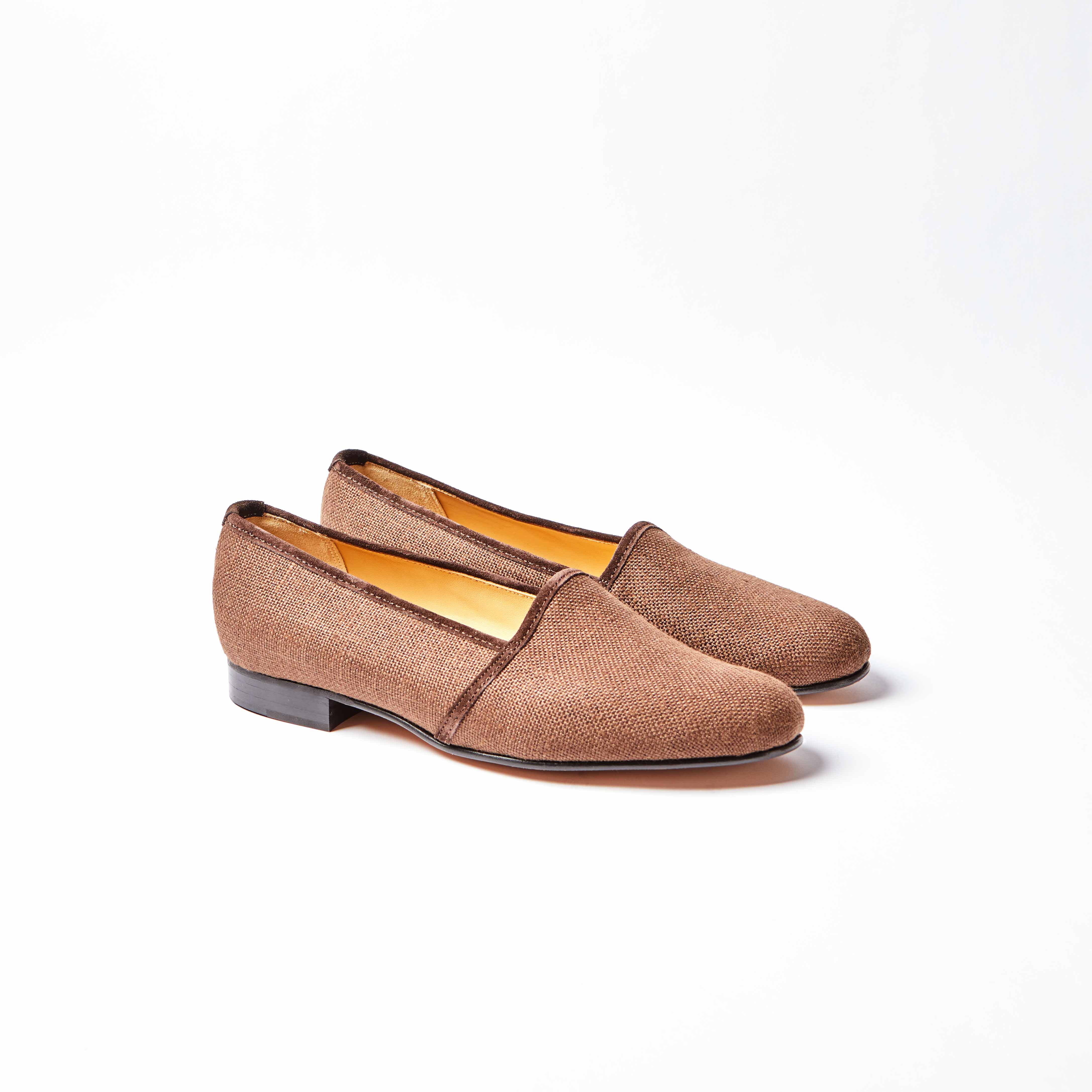 The Monk in Dark Brown Fox Linen