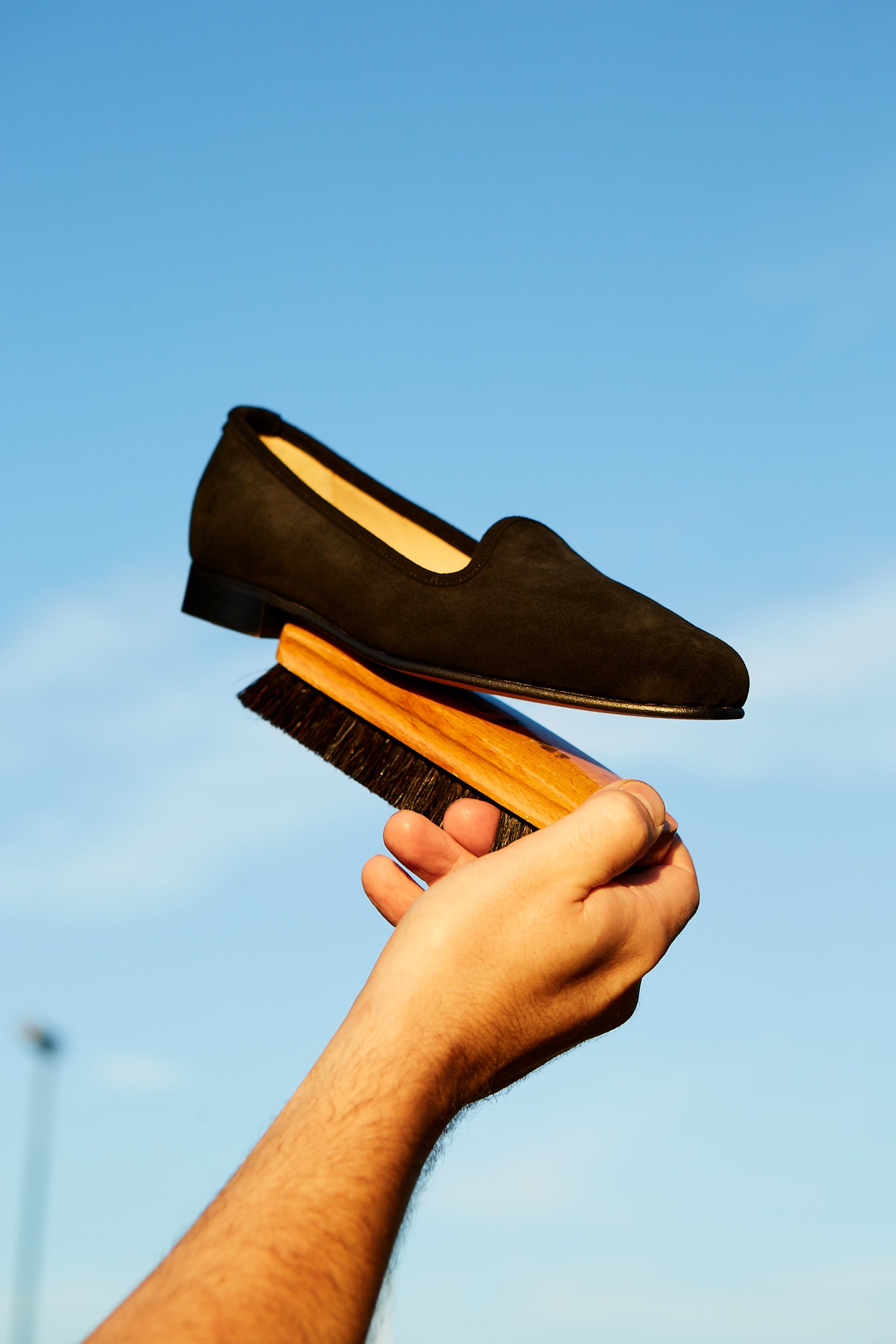 Black Suede Pump