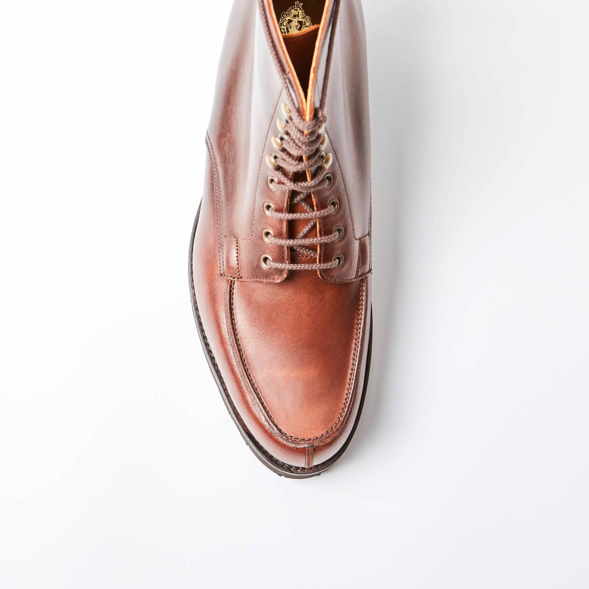 Crockett & Jones For Bowhill & Elliott - Wicklow Chocolate Hurricane Calf Boot