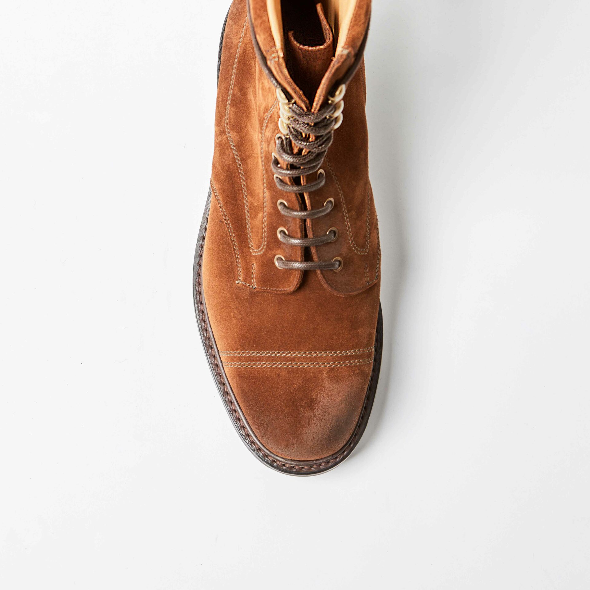 Cheaney for Bowhill & Elliott - Mallory Snuff Repello Suede Derby Boots