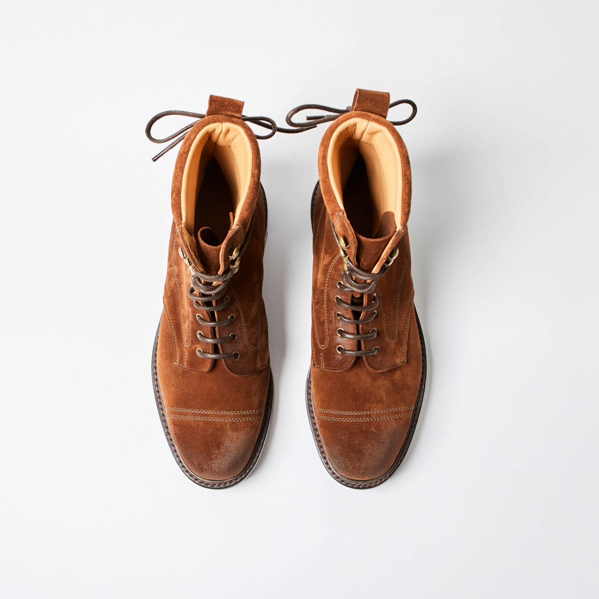 Cheaney for Bowhill & Elliott - Mallory Snuff Repello Suede Derby Boots